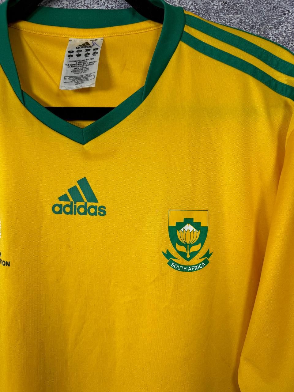 Adidas South Africa National Team 2010/11 Adidas Soccer Jersey Size US L / EU 52-54 / 3 - 6 Thumbnail