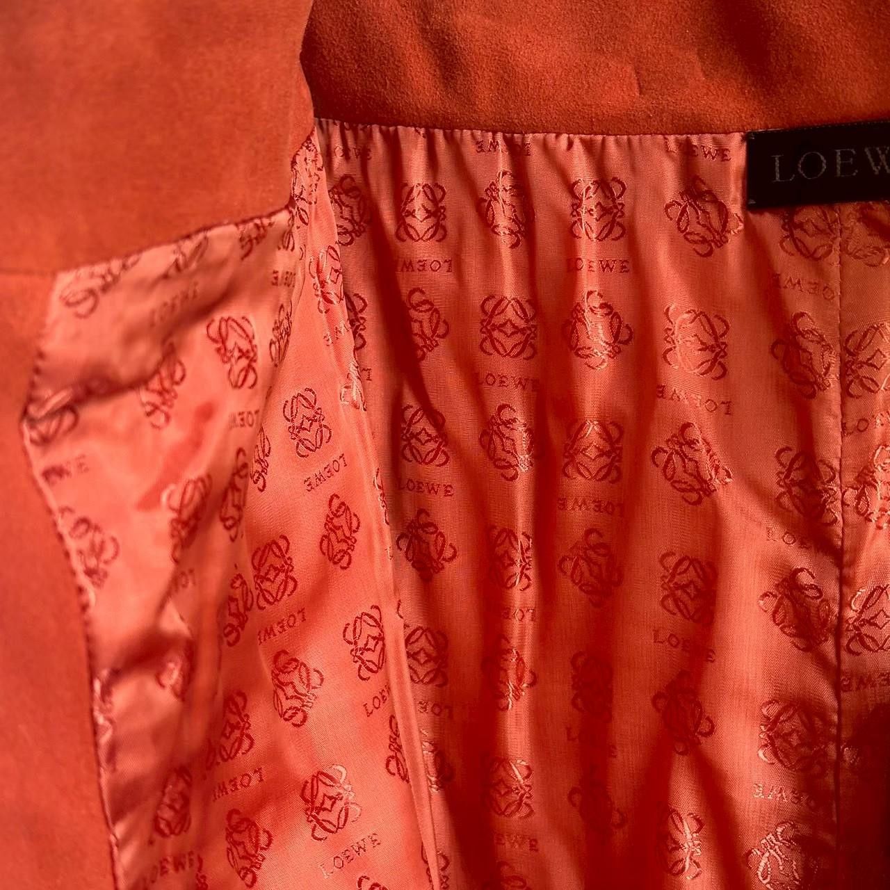 Loewe LOEWE Suede Wrap Skirt – Burnt Orange – Made in Spain – NWT Size 28" / US 6 / IT 42 - 8 Thumbnail