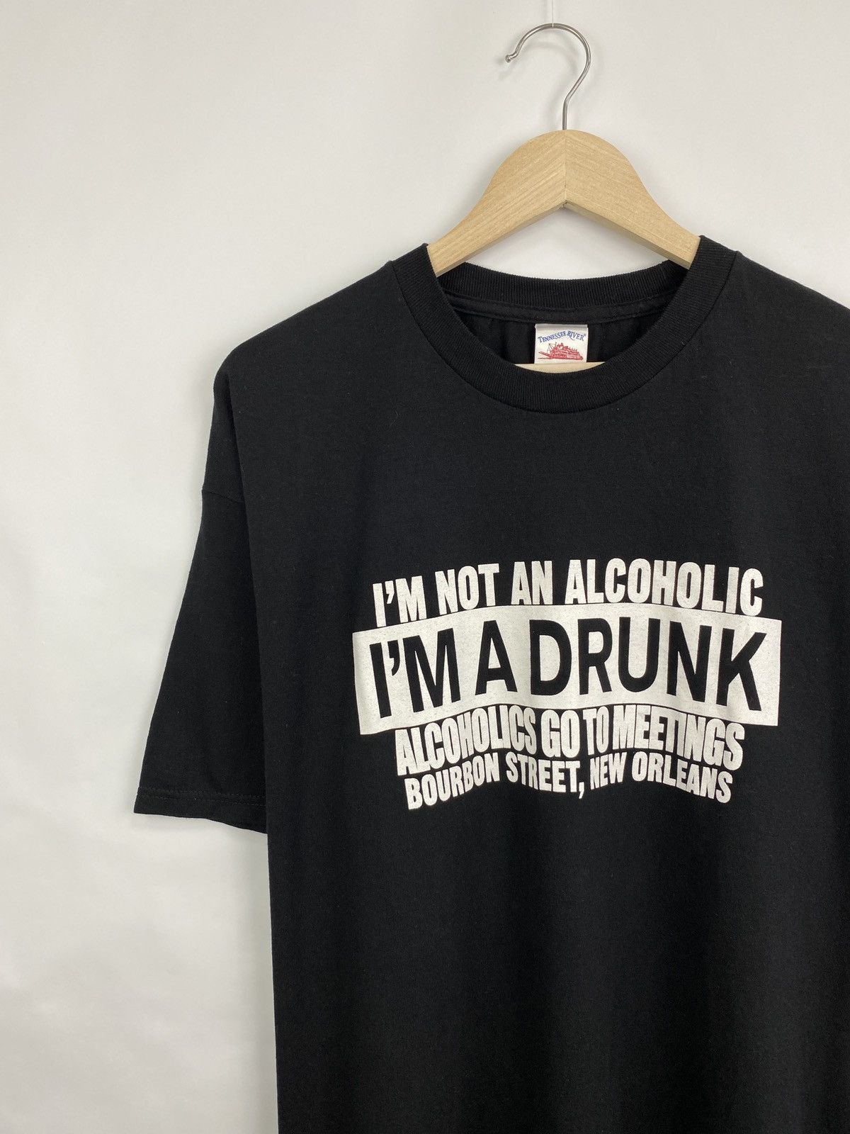 4GSELLER Vintage 90s I’m not an Alcoholic Retro Rare Y2K Humor Hype Size US XL / EU 56 / 4 - 2 Thumbnail
