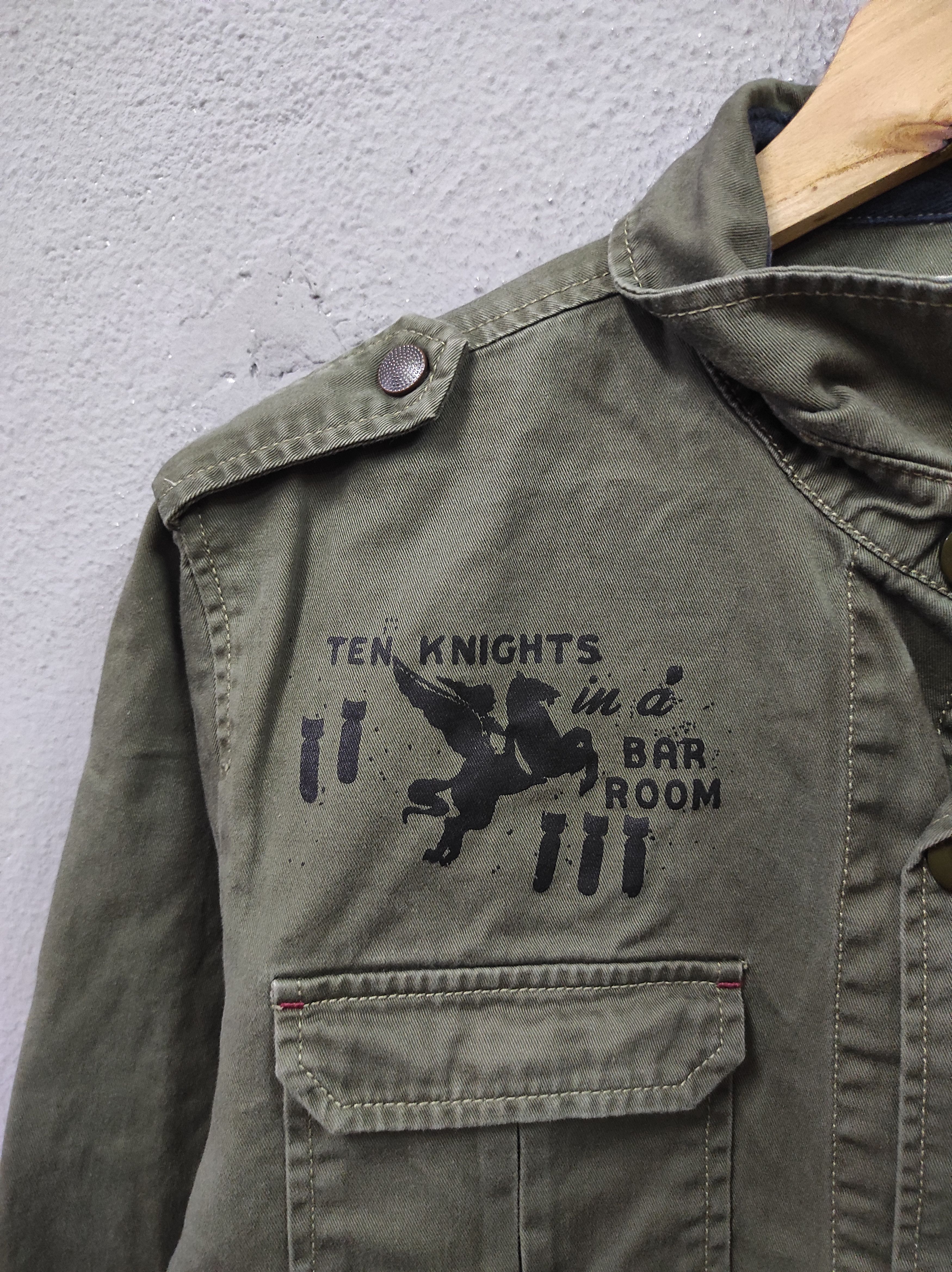 Japanese Brand OILCAKE US AIRFORCE TEN KNIGHT IN A BAR ROOM MILITARY SHIRT Size US L / EU 52-54 / 3 - 3 Thumbnail