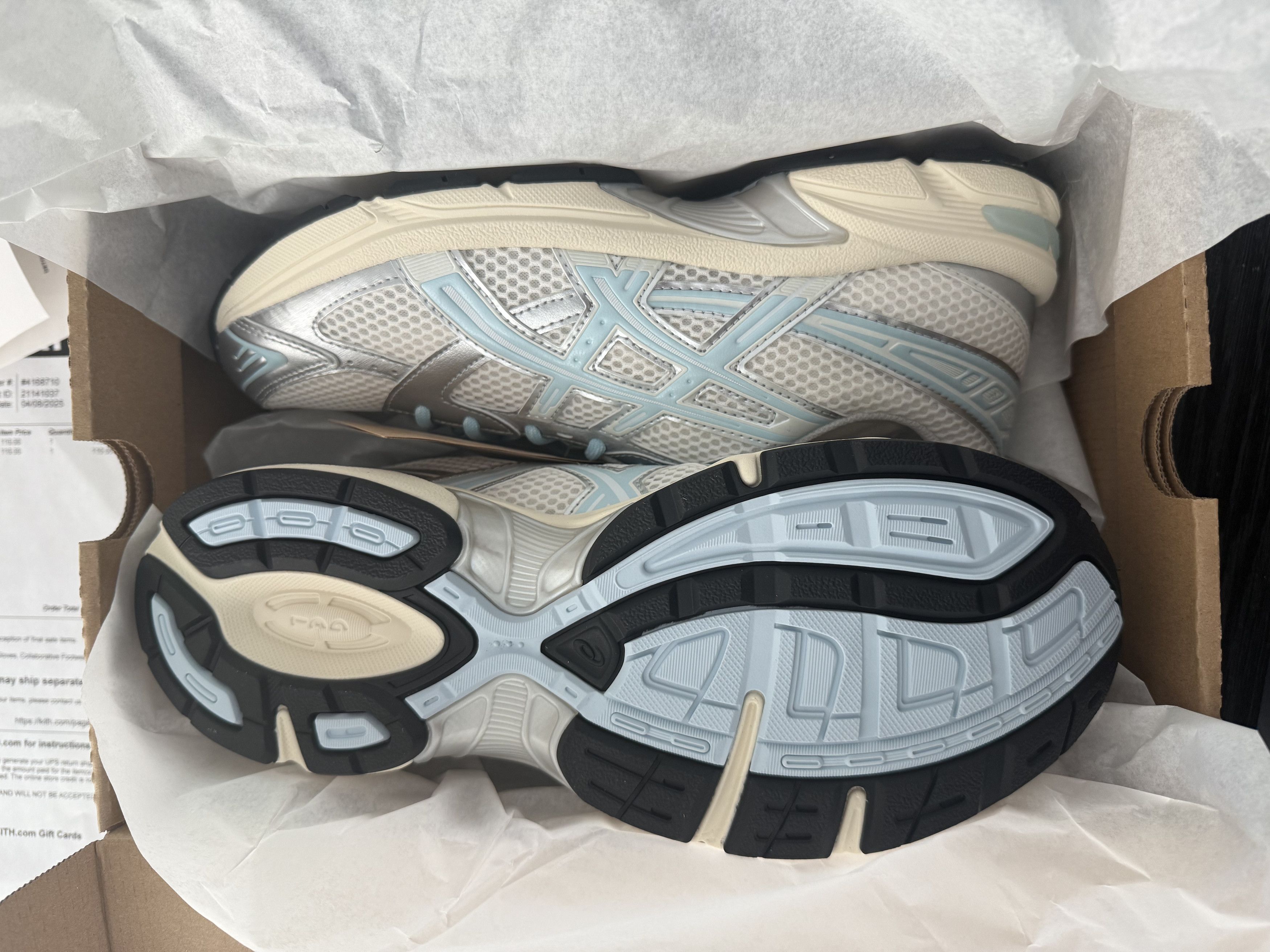 Asics × Kith Kith for ASICS GEL-1130 Cream / Starlight Blue Size US 10.5 / EU 43-44 - 2 Thumbnail