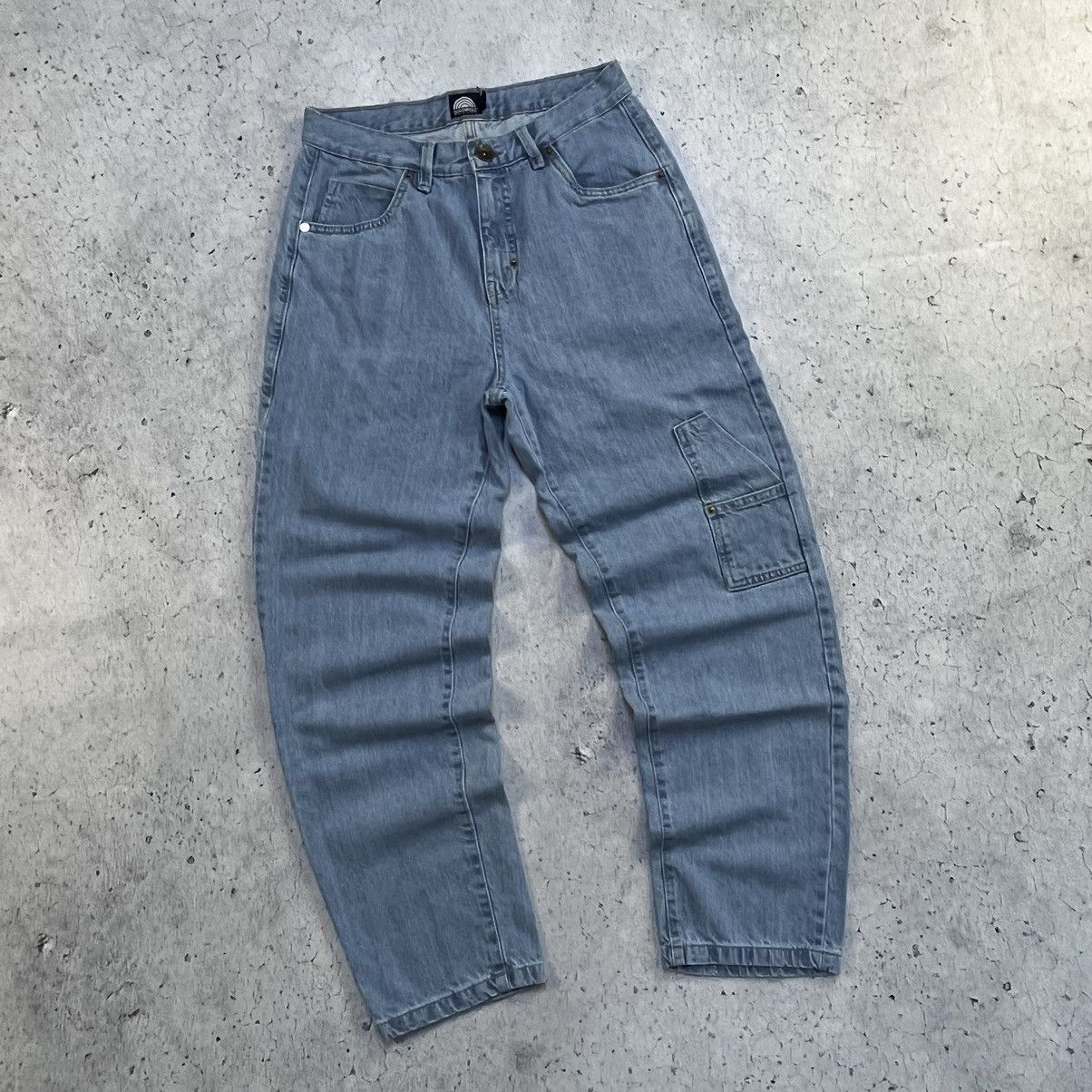 JNCO × Southpole Southpole Og Baggy Embroidered Logo Jeans Vintage Rap Pants Size US 30 / EU 46 - 2 Thumbnail