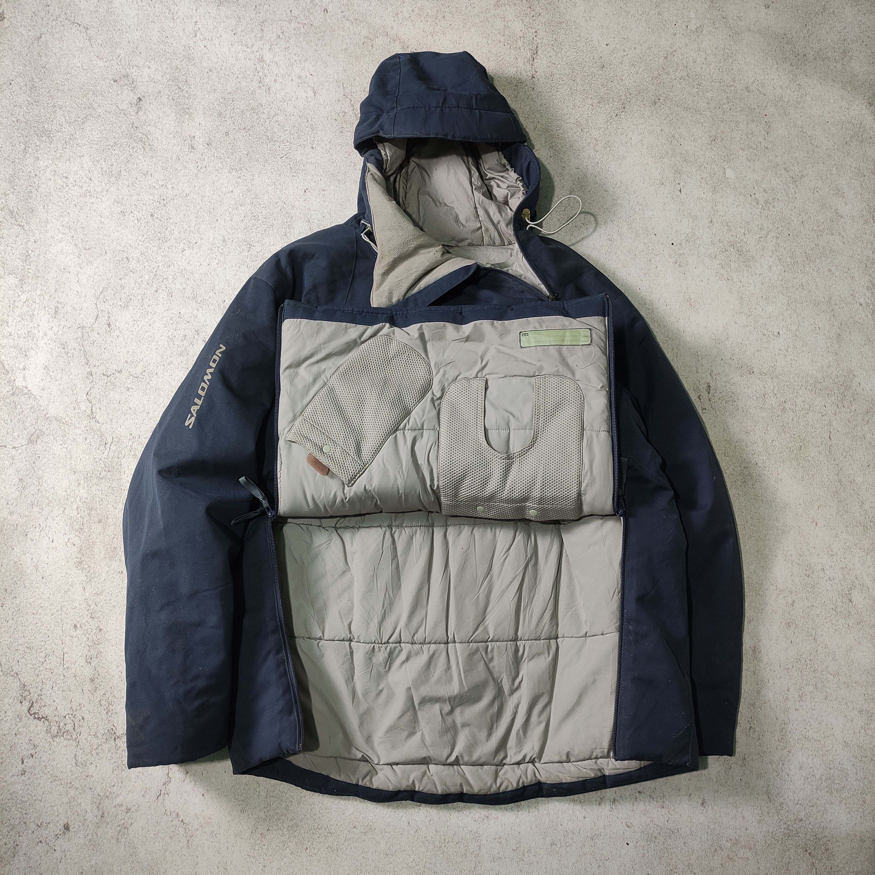 Salomon Asymmetric Zip Technical Jacket vintage 00s