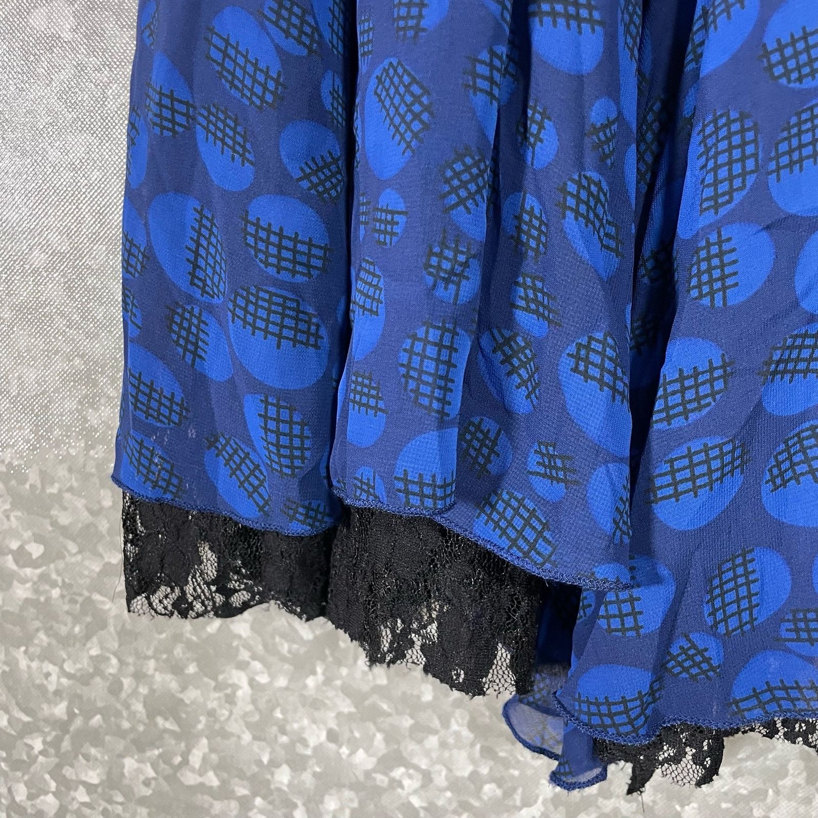 Urban Outfitters Urban Outfitters Sparkle & Fade Blue Chiffon Dress - Medium Size M / US 6-8 / IT 42-44 - 3 Thumbnail