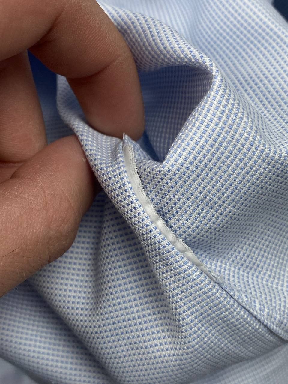 Suitsupply Suitsupply Shirt Buttons Long Sleeve Men Size 41/16 Blue Size US L / EU 52-54 / 3 - 11 Thumbnail