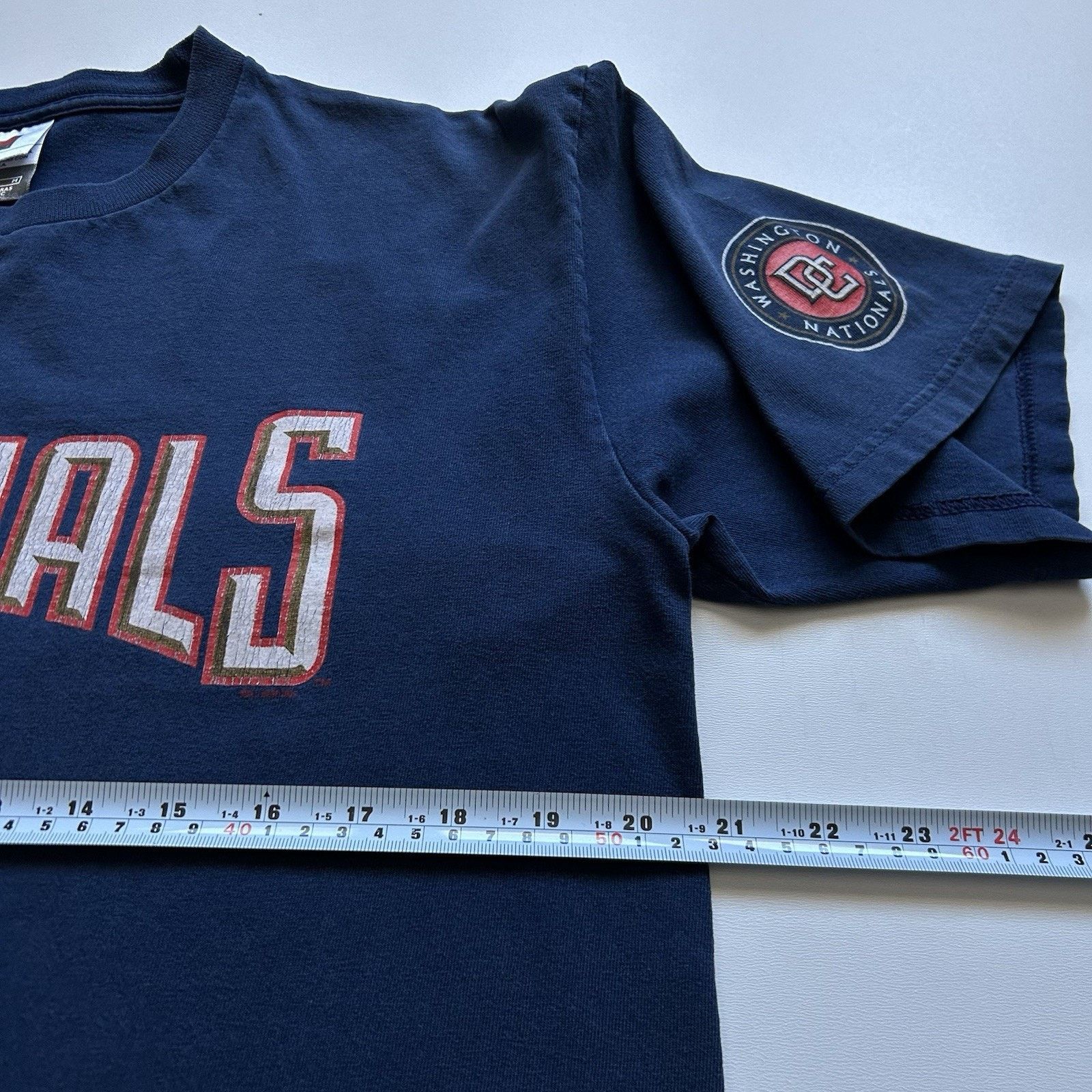 MLB × Nike × Vintage Vintage Washington Nationals Nike Shirt Medium Center Swoosh Size US M / EU 48-50 / 2 - 5 Thumbnail