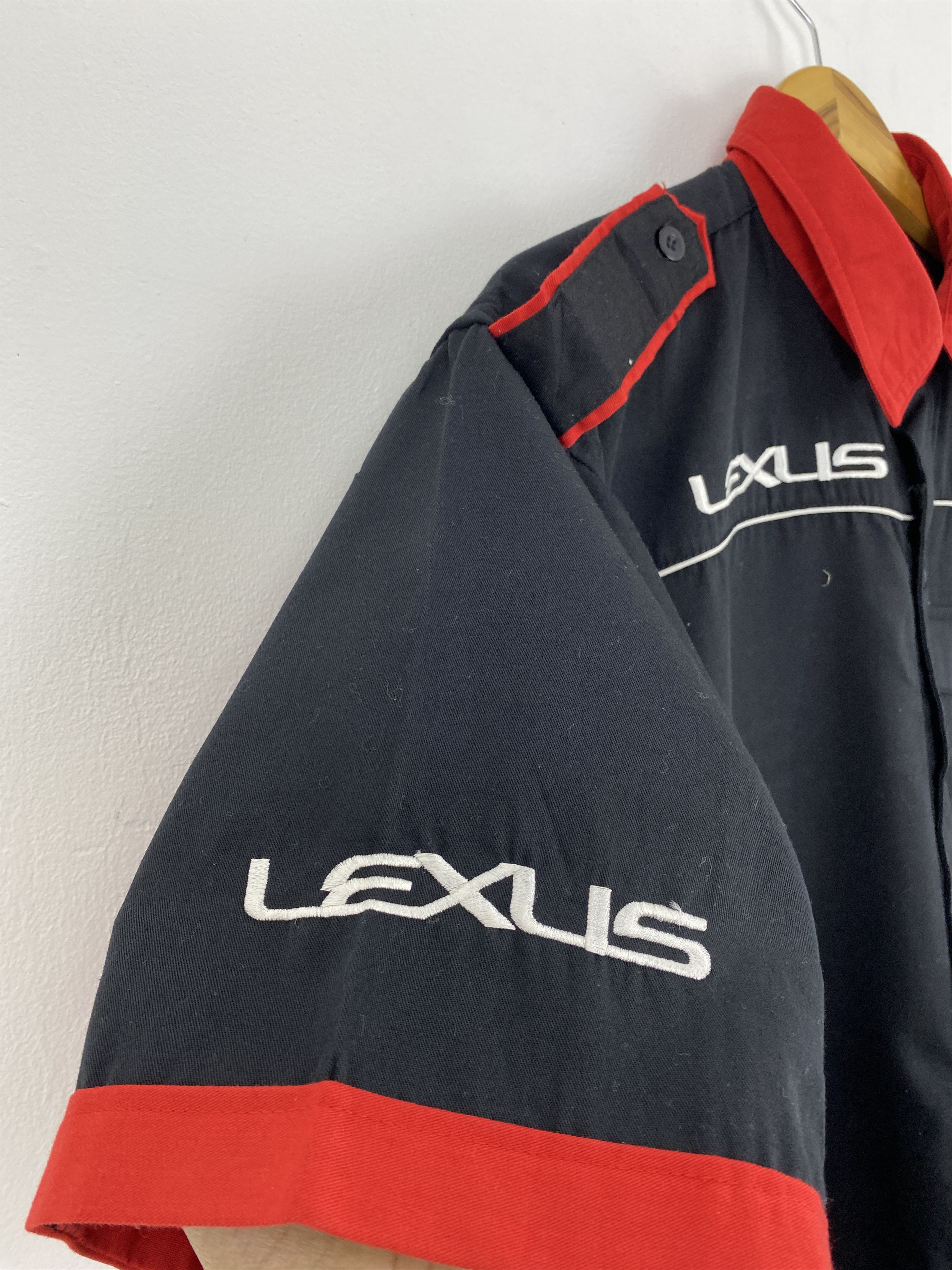 Japanese Brand × Vintage Vintage Japanese Brand Lexus Button Up Workers Jacket J1779 Size US XXL / EU 58 / 5 - 9 Thumbnail