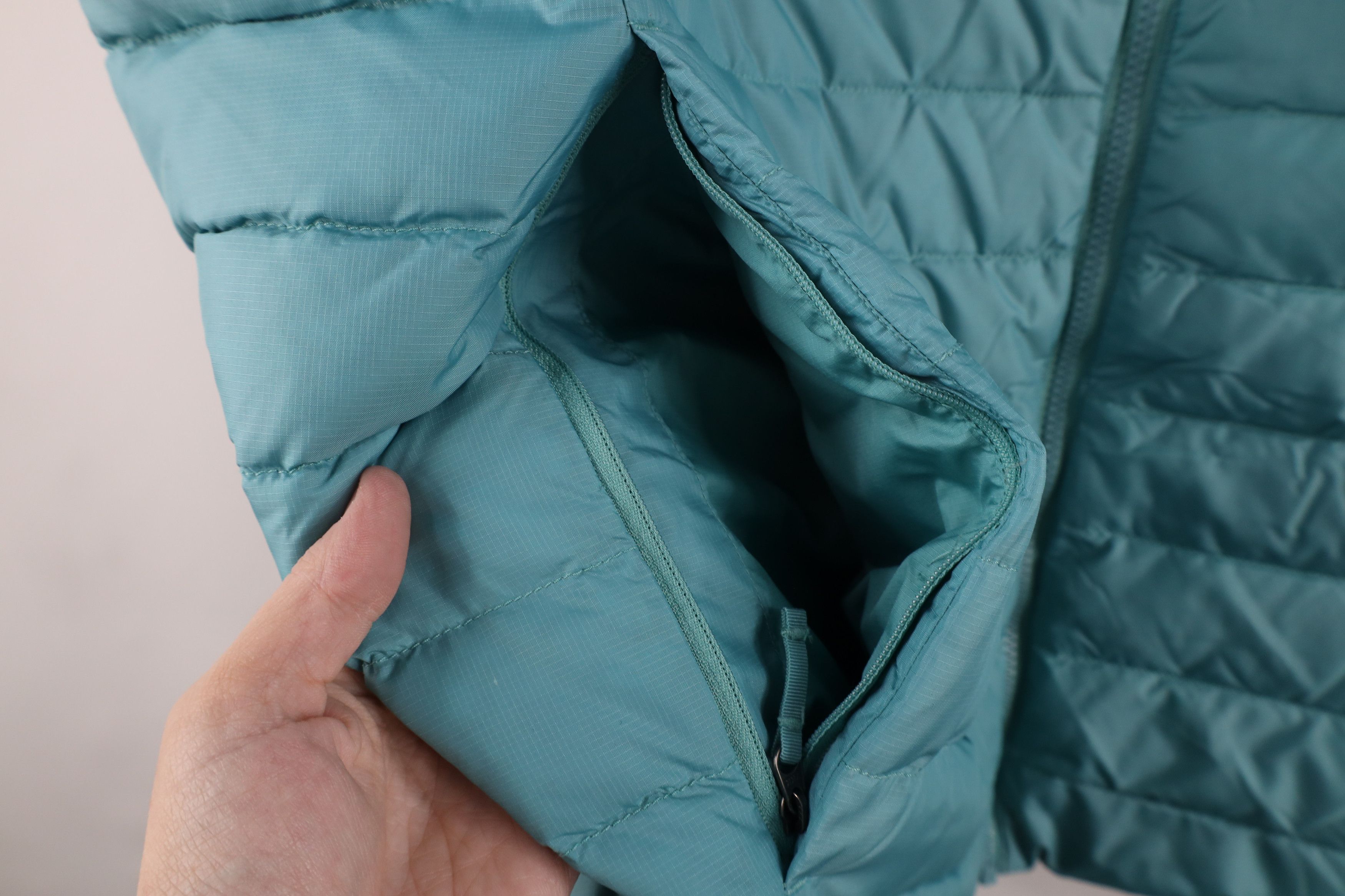 The North Face × Vintage The North Face 550 Duck Down Fill Puffer Vest Jacket Teal Size US XXL / EU 58 / 5 - 6 Thumbnail