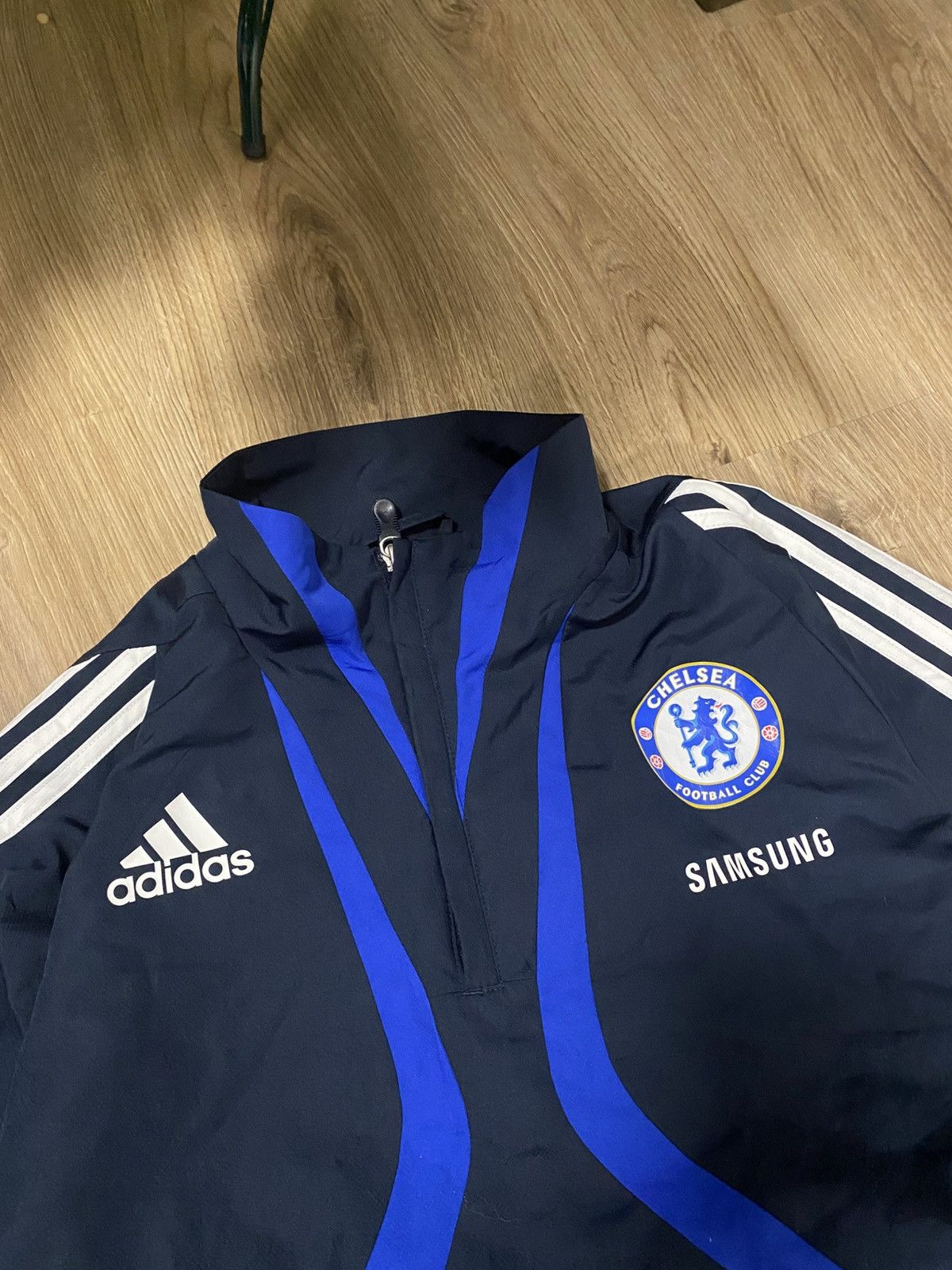 Chelsea Soccer Vintage Adidas Chelsea 2009 2010 Football Track Top Jacket M Size US M / EU 48-50 / 2 - 2 Thumbnail