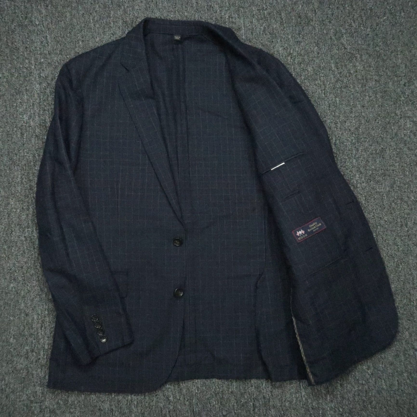 J.Crew VINTAGE J.CREW Blazer Mens Large 40R Check Wool Slim Fit Business Formal Casual Men Size 40R - 5 Thumbnail