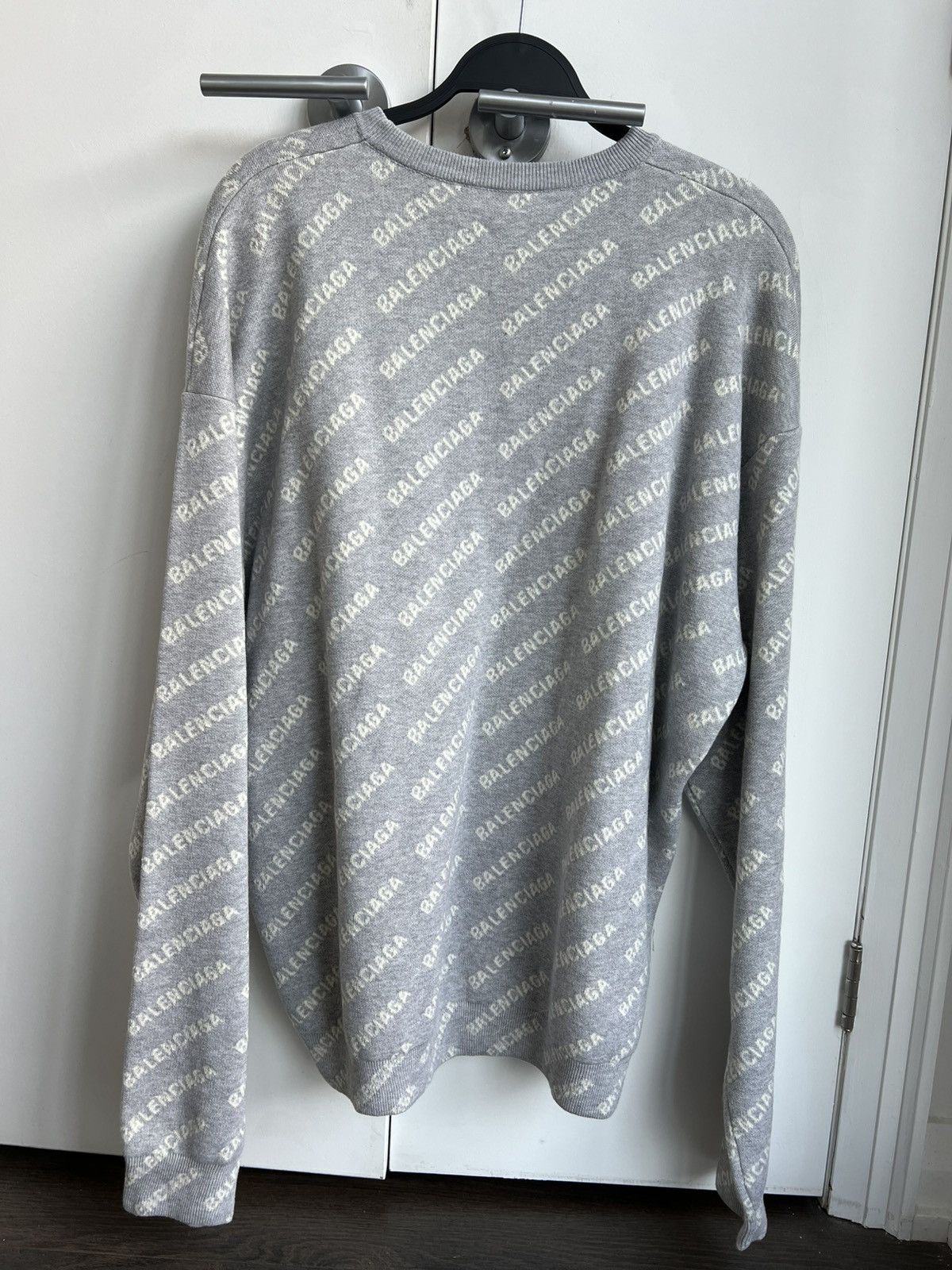 Balenciaga Balenciaga Logo Sweater Size L / US 10 / IT 46 - 5 Thumbnail
