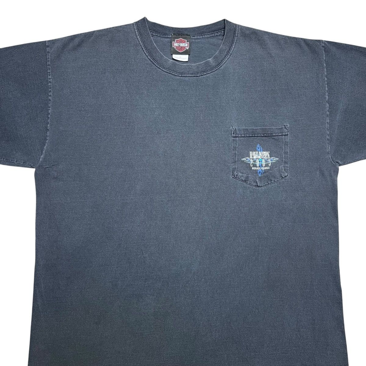 Harley Davidson Harley Davidson Motorcycles 100 Year Anniversary Pocket Tee Size US XL / EU 56 / 4 - 5 Thumbnail