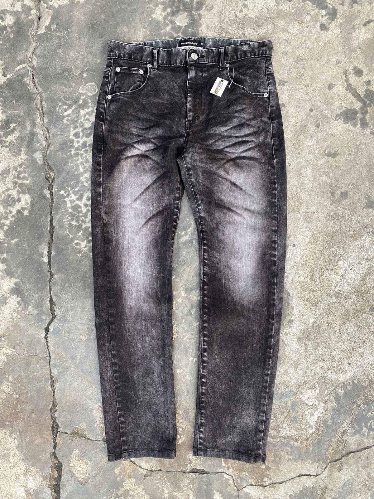 semanticdesign Semantic Design Washing Stretch Long Pants Size 32" / US 10 / IT 46 - 1 Thumbnail