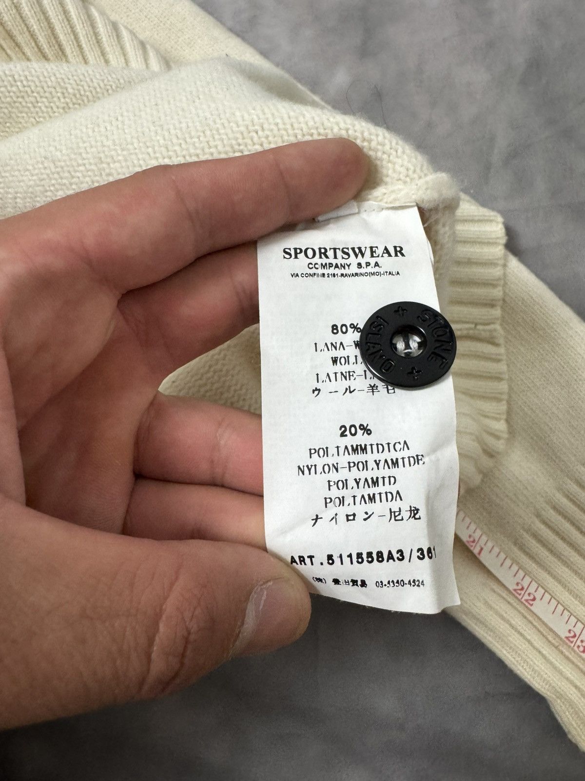 Stone Island Stone Island Knit Sweater – XL – Beige Size US XL / EU 56 / 4 - 14 Thumbnail