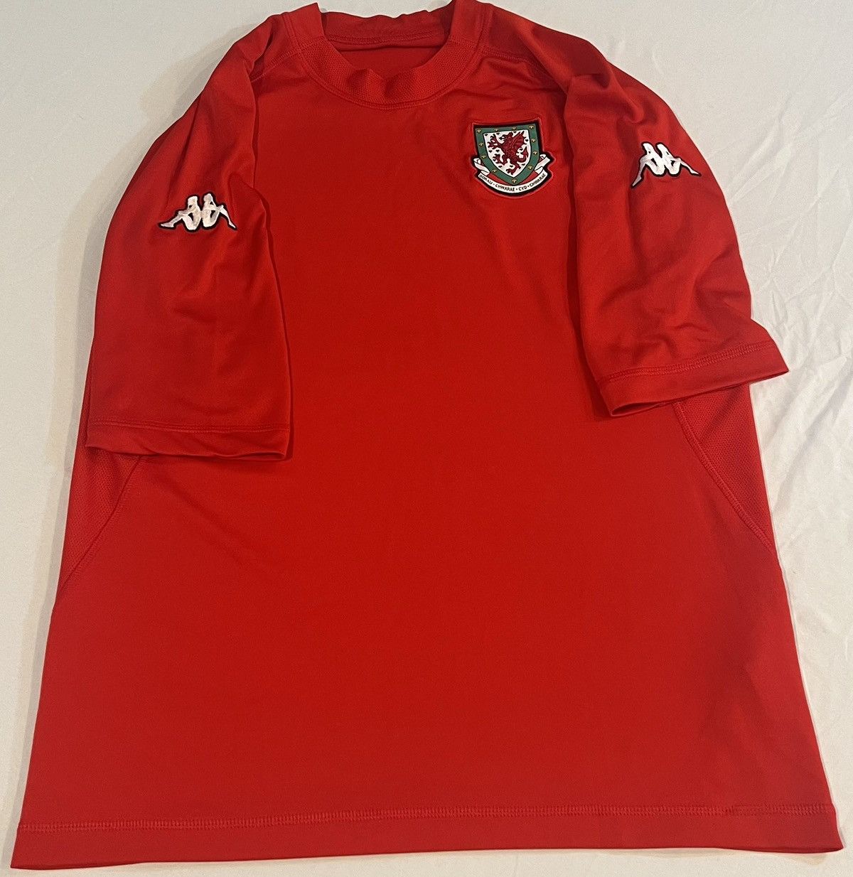 Kappa 2000/02 Men’s Wales Kappa Home Jersey XXL Size US XXL / EU 58 / 5 - 1 Thumbnail