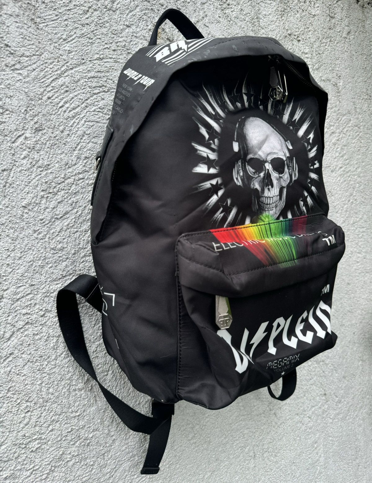 Philipp Plein Philipp Plein Skull World Tour Backpack Size ONE SIZE - 5 Thumbnail