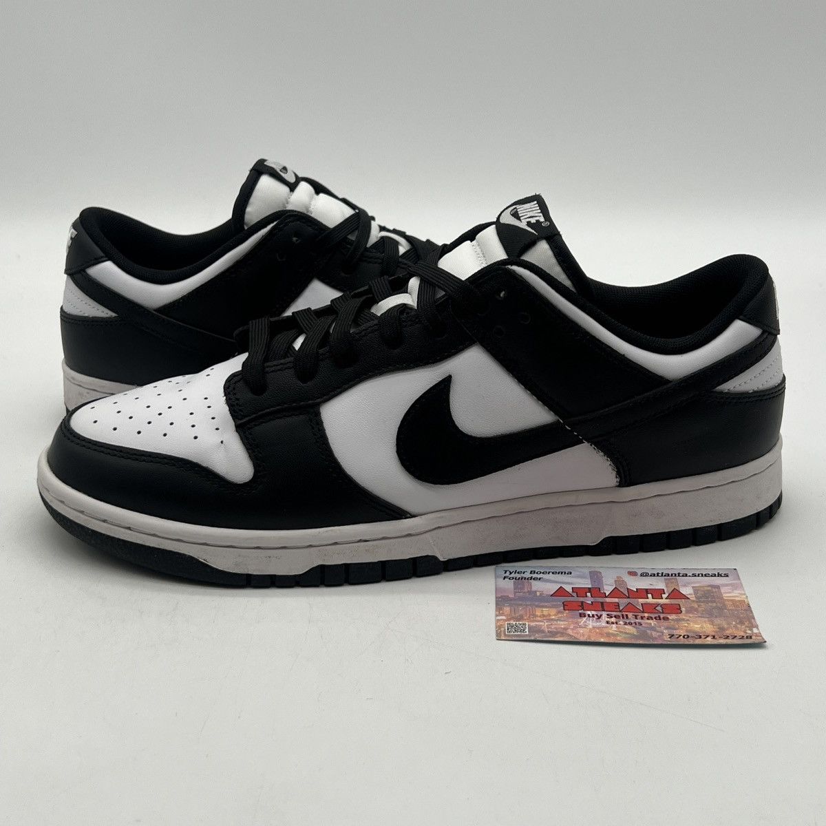 Nike Nike dunk low black white Size US 10 / EU 43 - 1 Thumbnail