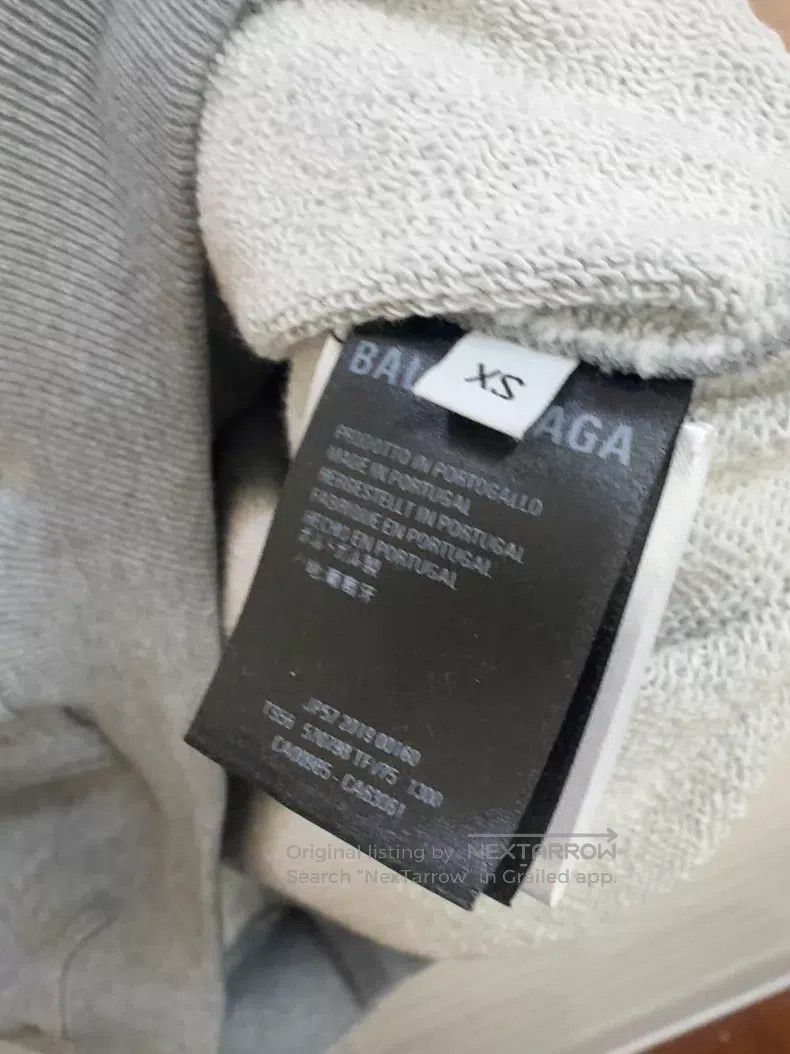 Balenciaga Balenciaga Gray Hooded Sweatshirt Size US XS / EU 42 / 0 - 3 Thumbnail