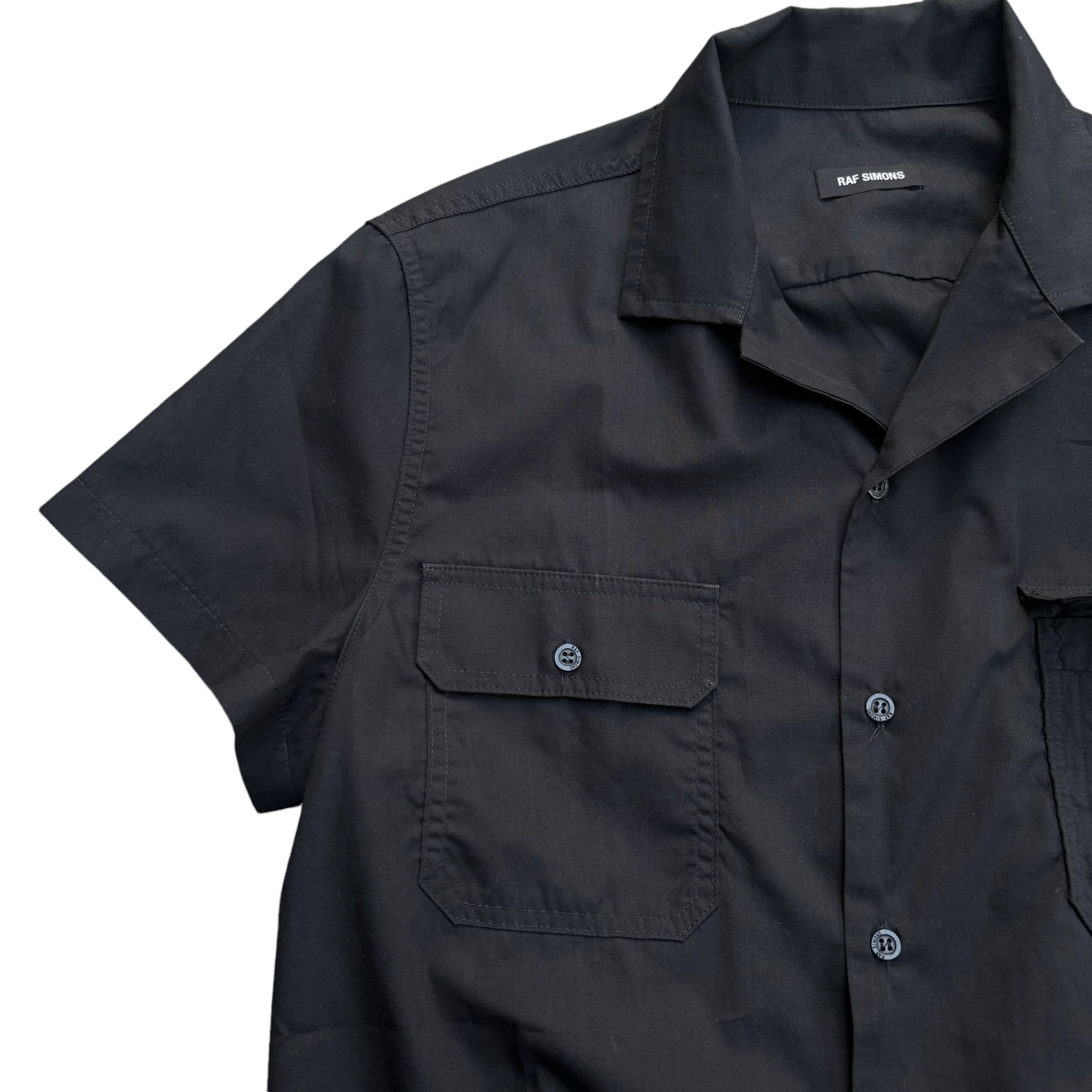 Raf Simons Raf Simons SS18 Short 2 Pockets Shirt Black Size US M / EU 48-50 / 2 - 5 Thumbnail
