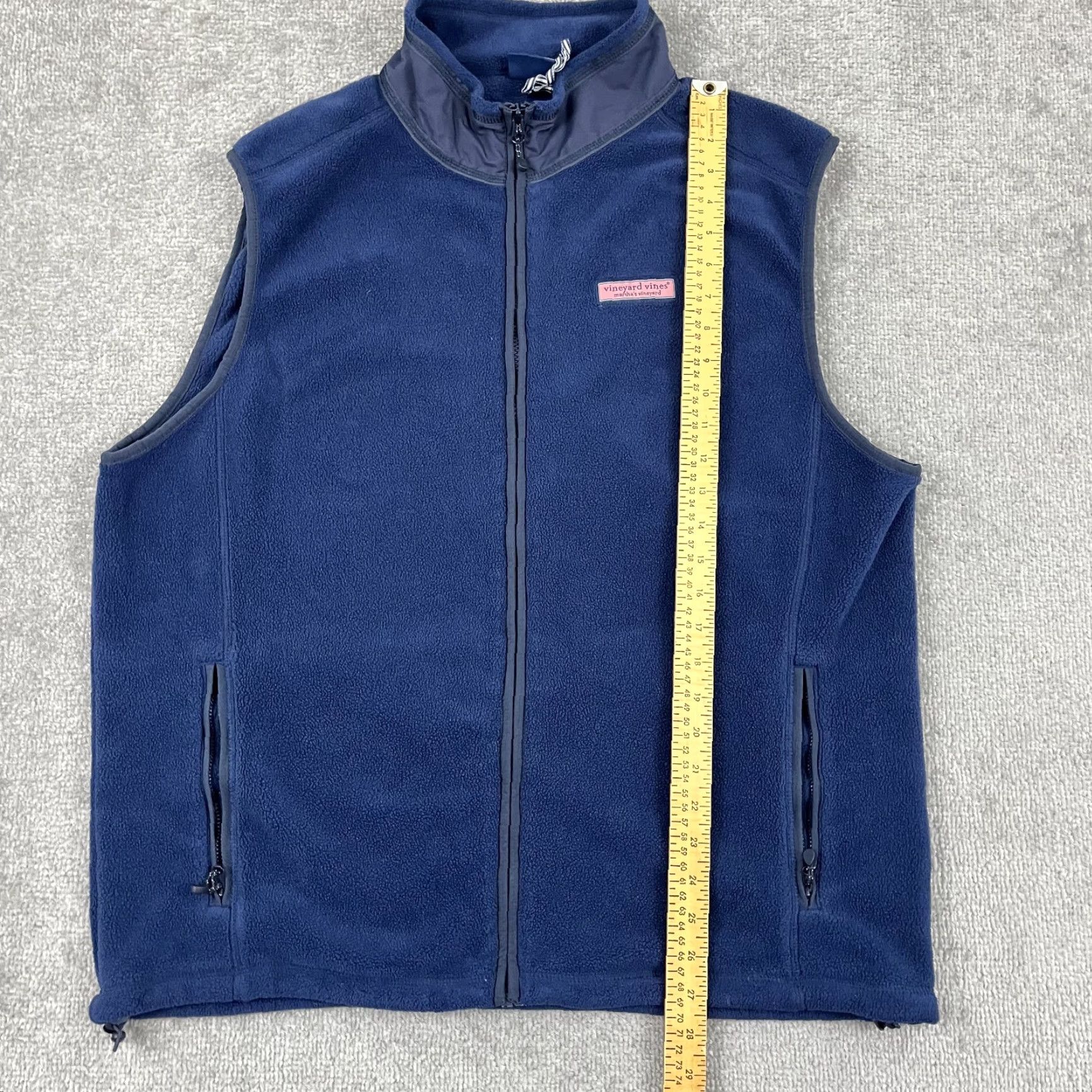 Vineyard Vines Vineyard Vines Vest Adult Mens L Blue Fleece Full Zip Outdoor Hiking Preppy Size US L / EU 52-54 / 3 - 3 Thumbnail