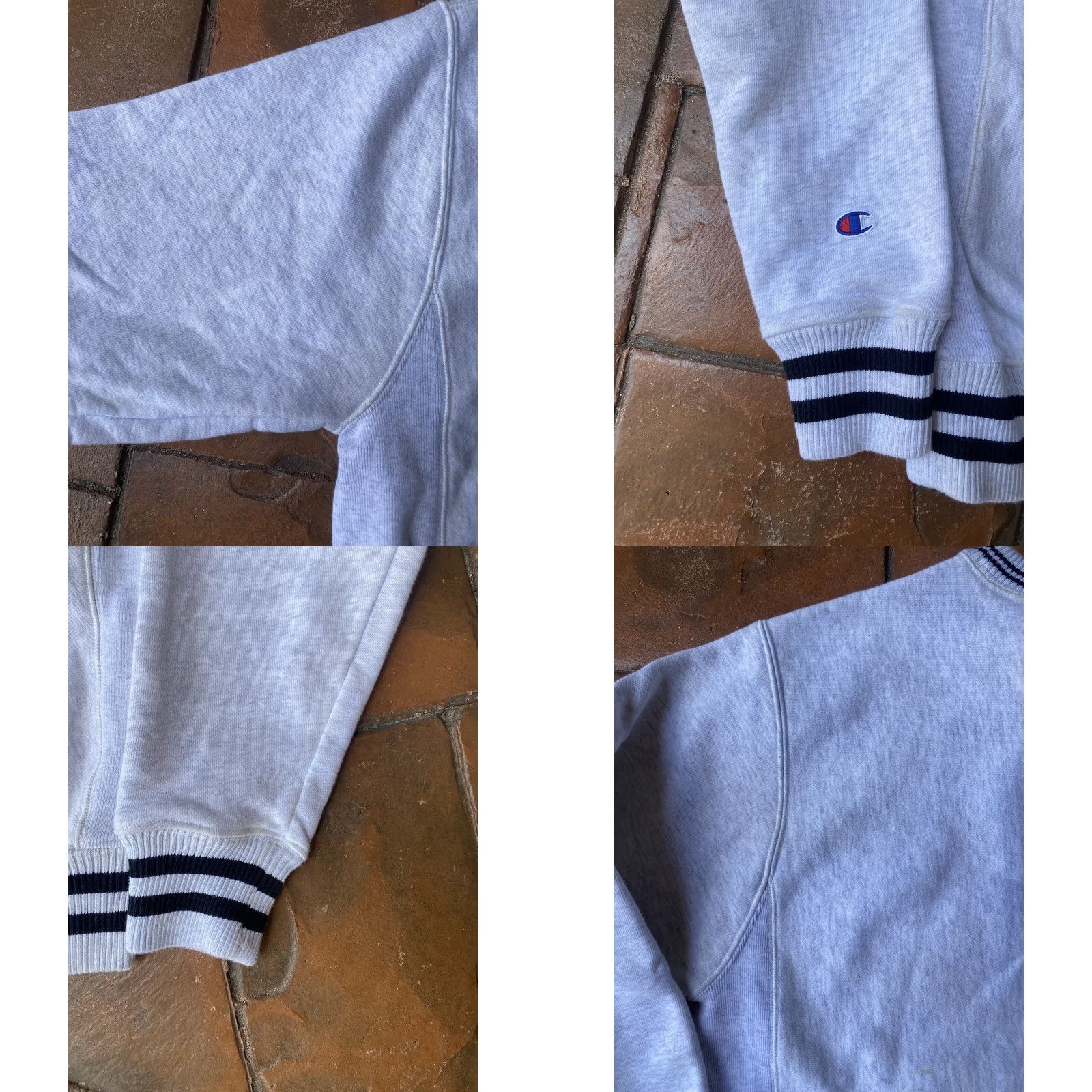 Champion VINTAGE Champion Reverse WEAVE Crewneck Sweatshirt Gray Spell Out Small Mens Shirt Size US S / EU 44-46 / 1 - 8 Thumbnail