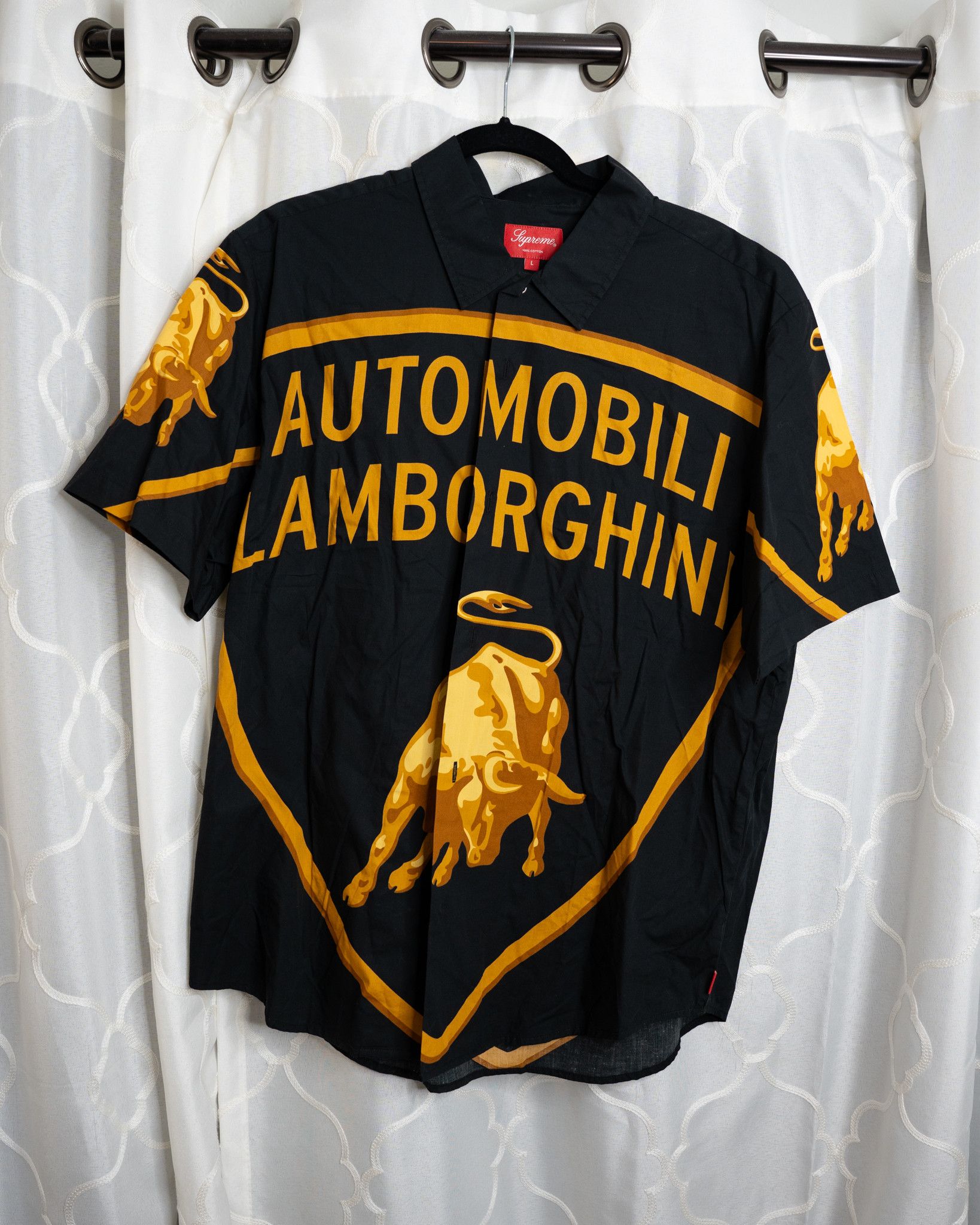 【美品ほぼ未着用】Supreme Lamborghini Tシャツ M ブラック Supreme Automobili Lamborghini Tee Black Men's - SS20 - US