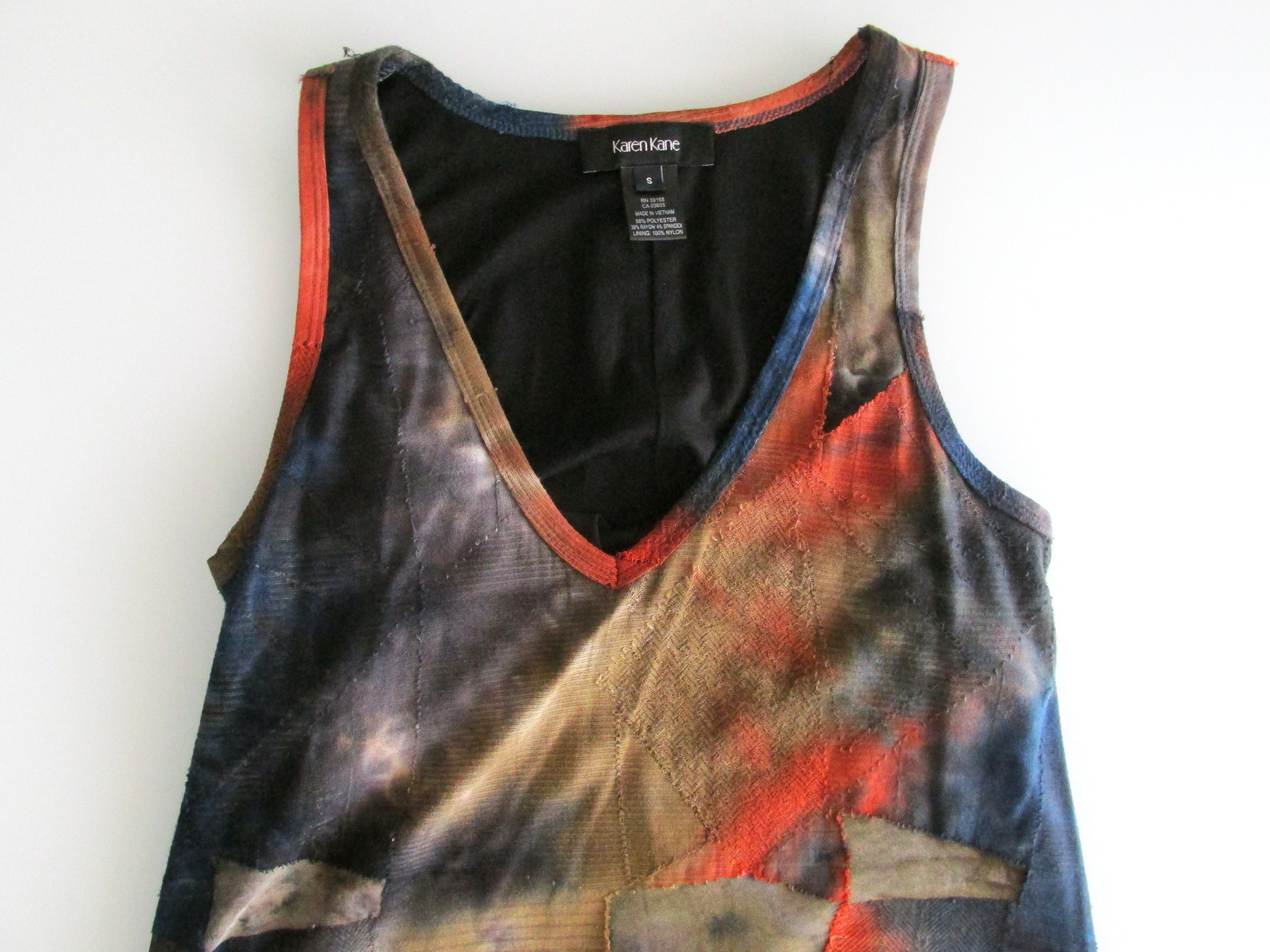 Other Karen Kane Tie Dye Knit Patchwork Maxi Dress Size Small Size S / US 4 / IT 40 - 3 Thumbnail
