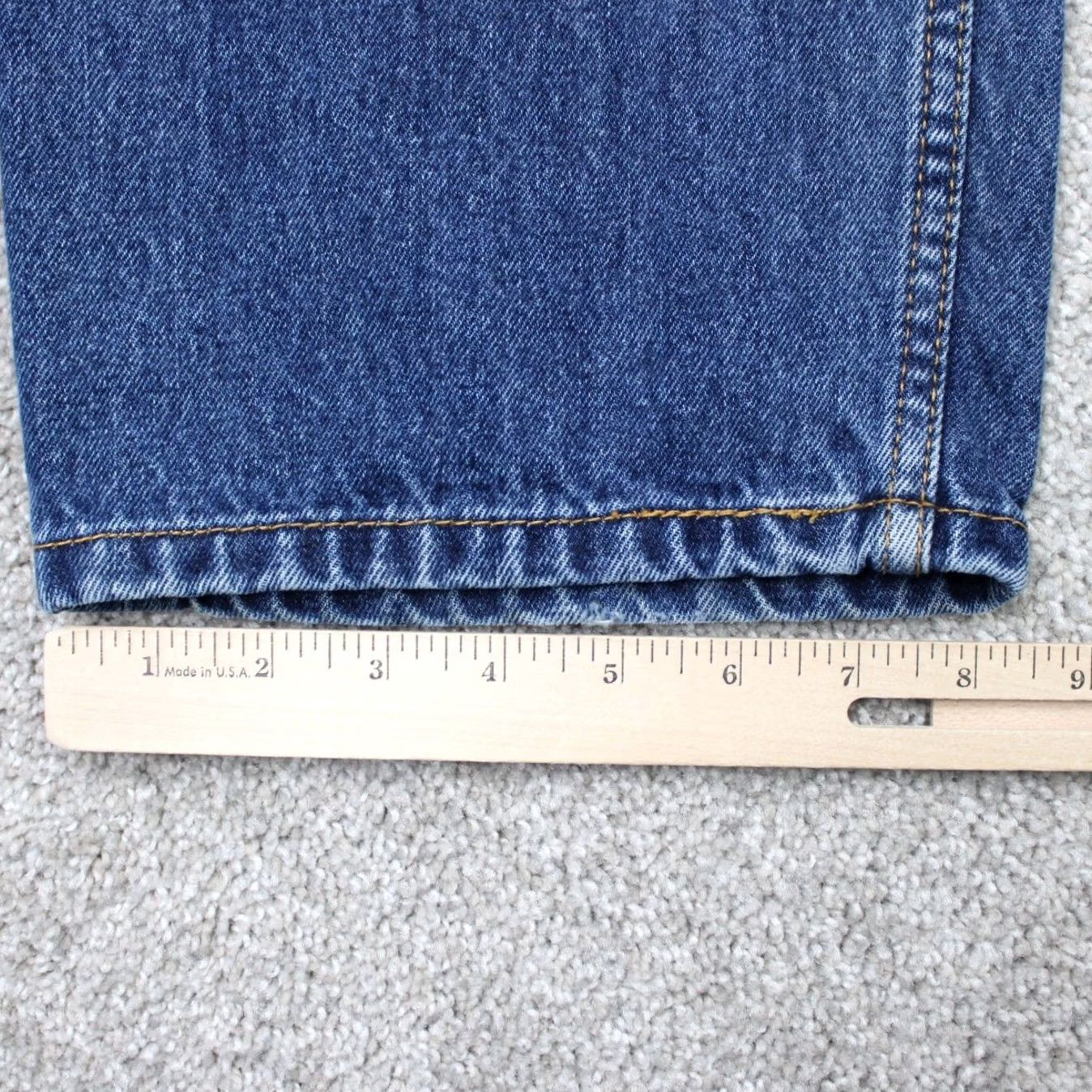 Levi's Levi's Jeans 550 Mens 38x32 Blue Relaxed Fit 5-Pocket Denim 100% Cotton Button Zip Straight Casual Vintage: No Men? Size US 38 / EU 54 - 4 Thumbnail