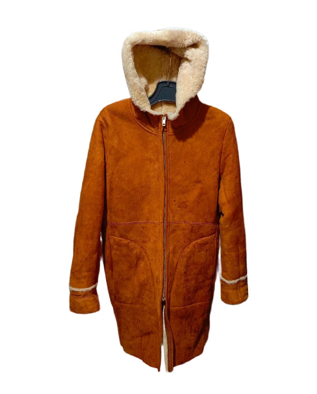 Leather Vintage Season 5 Long Shearling Coat Size M / US 6-8 / IT 42-44 - 2 Thumbnail