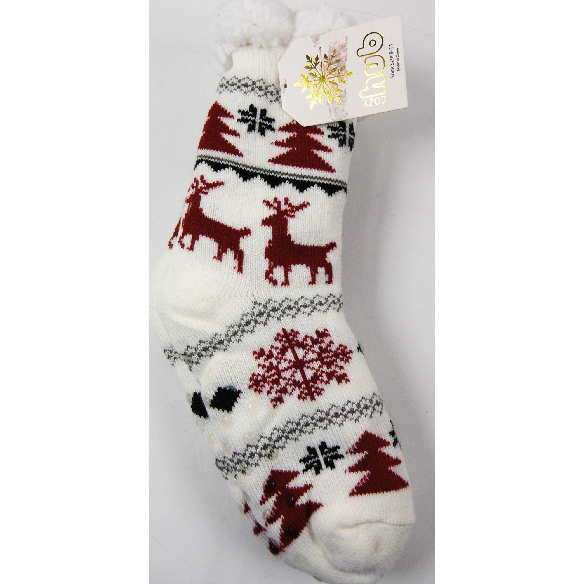 Other Fuzzy Socks Super Soft Fluffy Winter Warm Cozy Sleeping Slip Size ONE SIZE - 1 Thumbnail