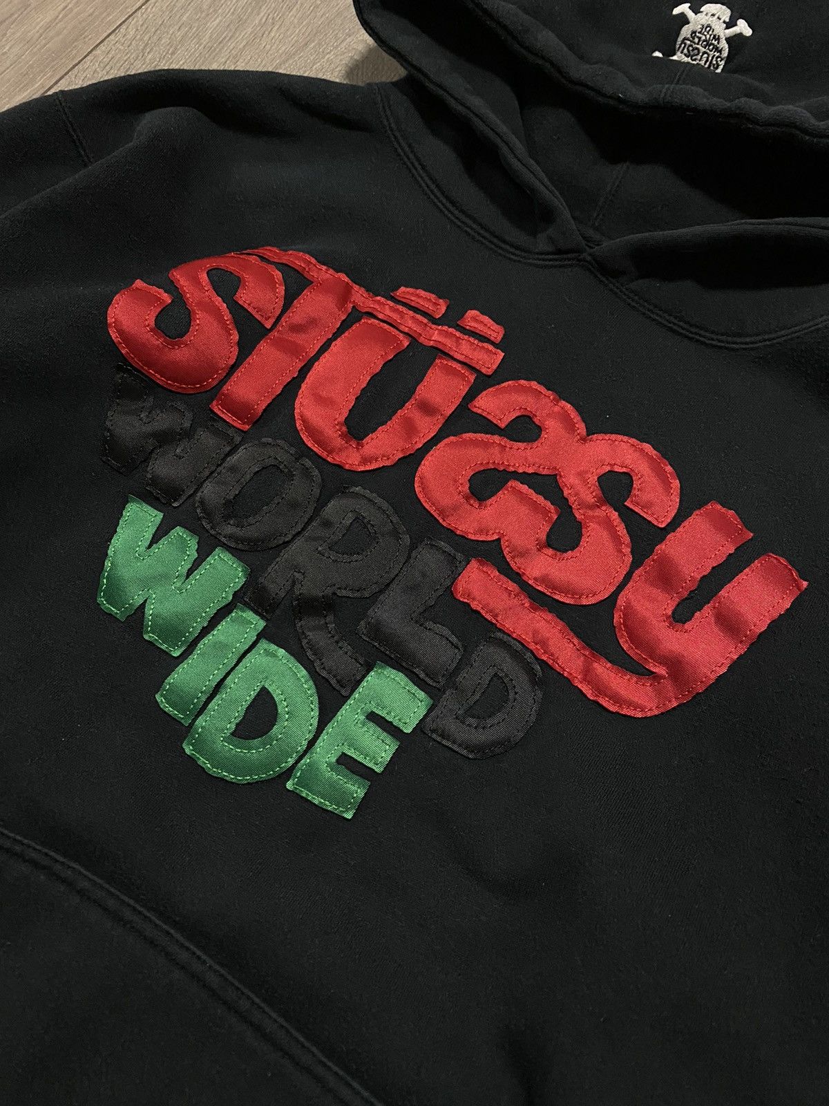 Stussy Vintage Stussy Worldwide Hoodie Sweatshirt Big Logo Made USA Size US M / EU 48-50 / 2 - 2 Thumbnail