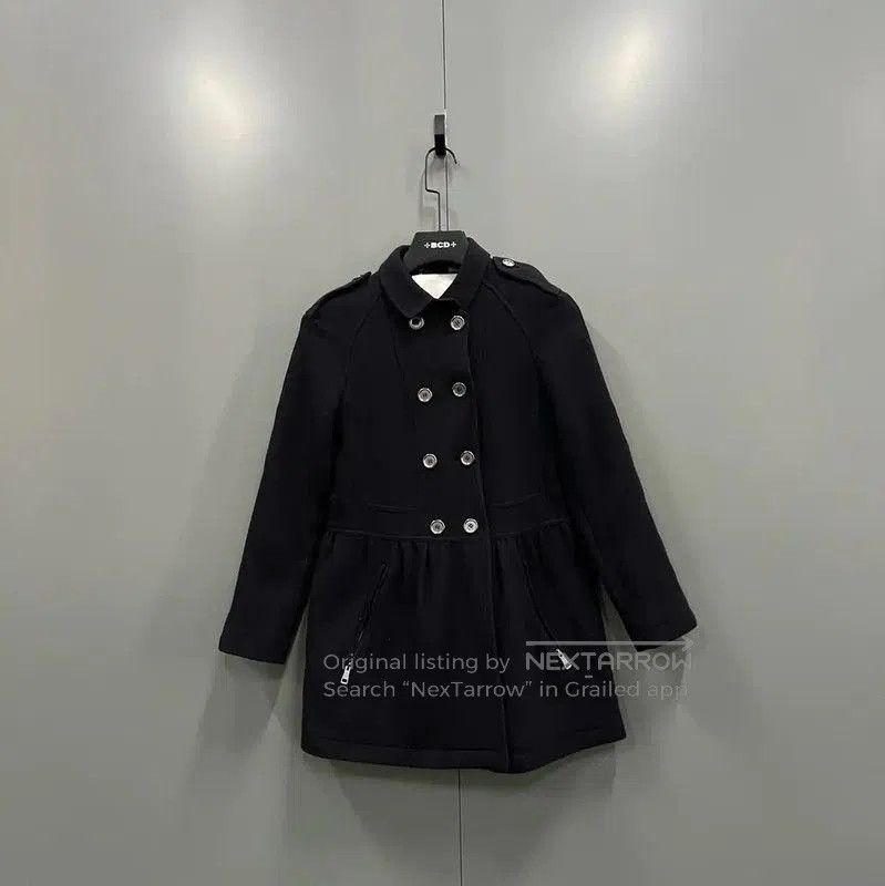 Burberry Burberry Black Cotton Mid-Length Women's Coat. Size M / US 6-8 / IT 42-44 - 1 Thumbnail
