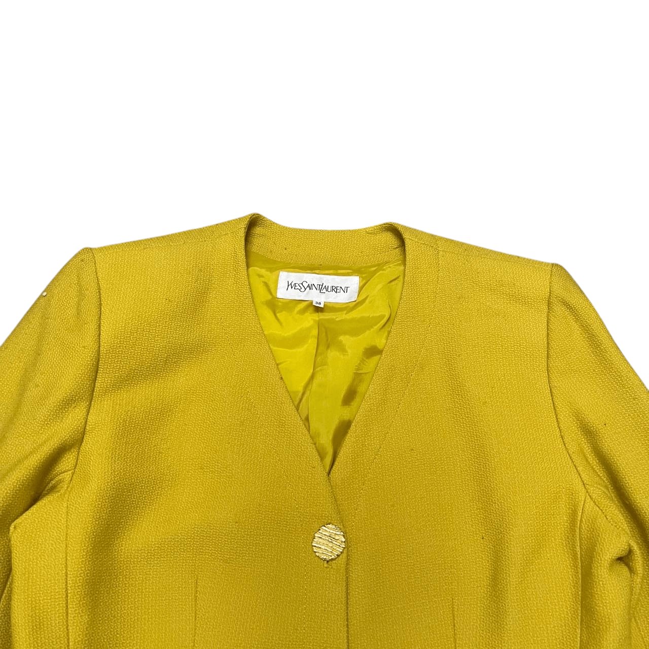 Yves Saint Laurent Vintage YSL Yves Saint Laurent Wool Jacket Size XS / US 0-2 / IT 36-38 - 2 Thumbnail