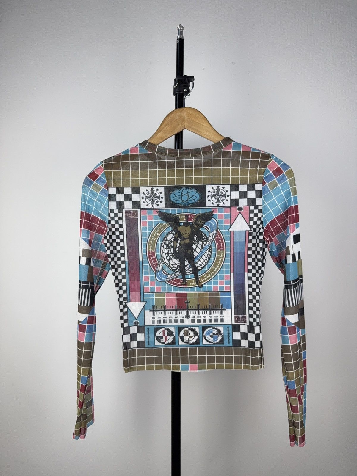 Japanese Brand Style❗️Save The Queen Jean Paul Gaultier Mesh Blouses Size M / US 6-8 / IT 42-44 - 3 Thumbnail