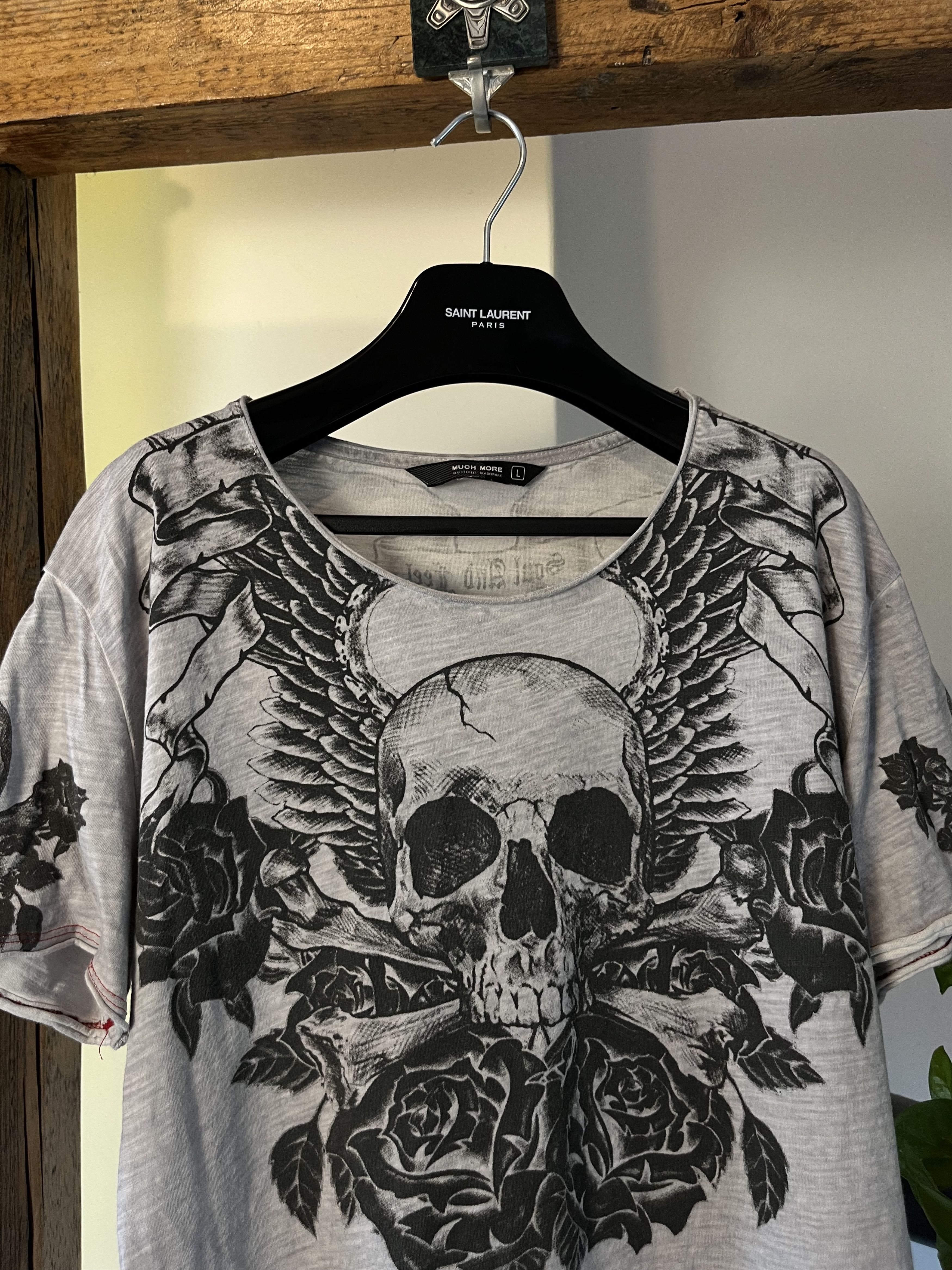 Other Vintage y2k Affliction Style Tribal Avant Garde Tattoo Skull Size US L / EU 52-54 / 3 - 2 Thumbnail