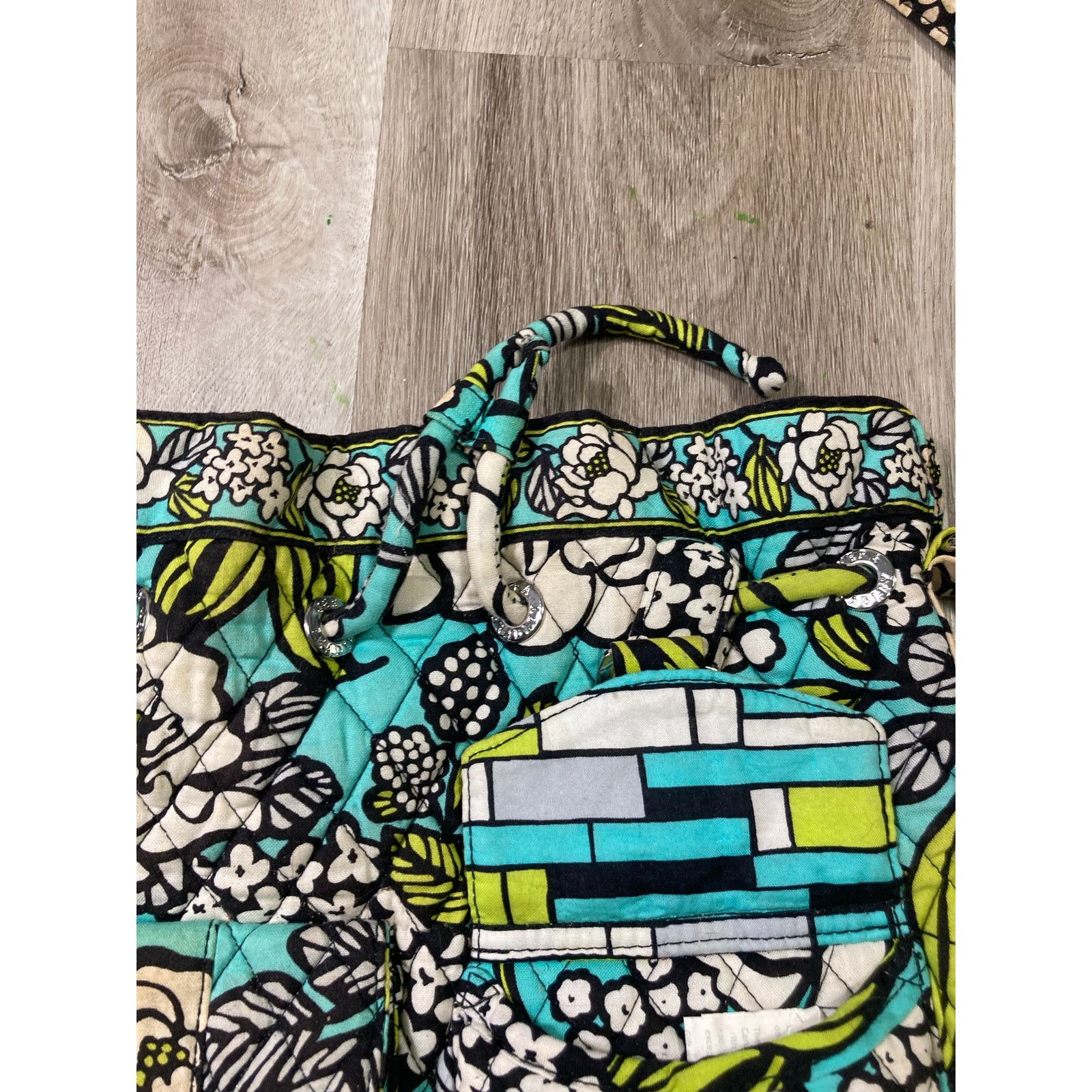 Vera Bradley Vera Bradley Island Blooms Cinch-Top Backpack Multicolored Size ONE SIZE - 7 Thumbnail