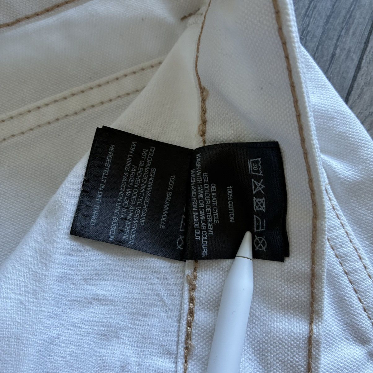 Karl Kani Y2K KARL KANI White Canvas Carpenter Pants Size US 36 / EU 52 - 5 Thumbnail