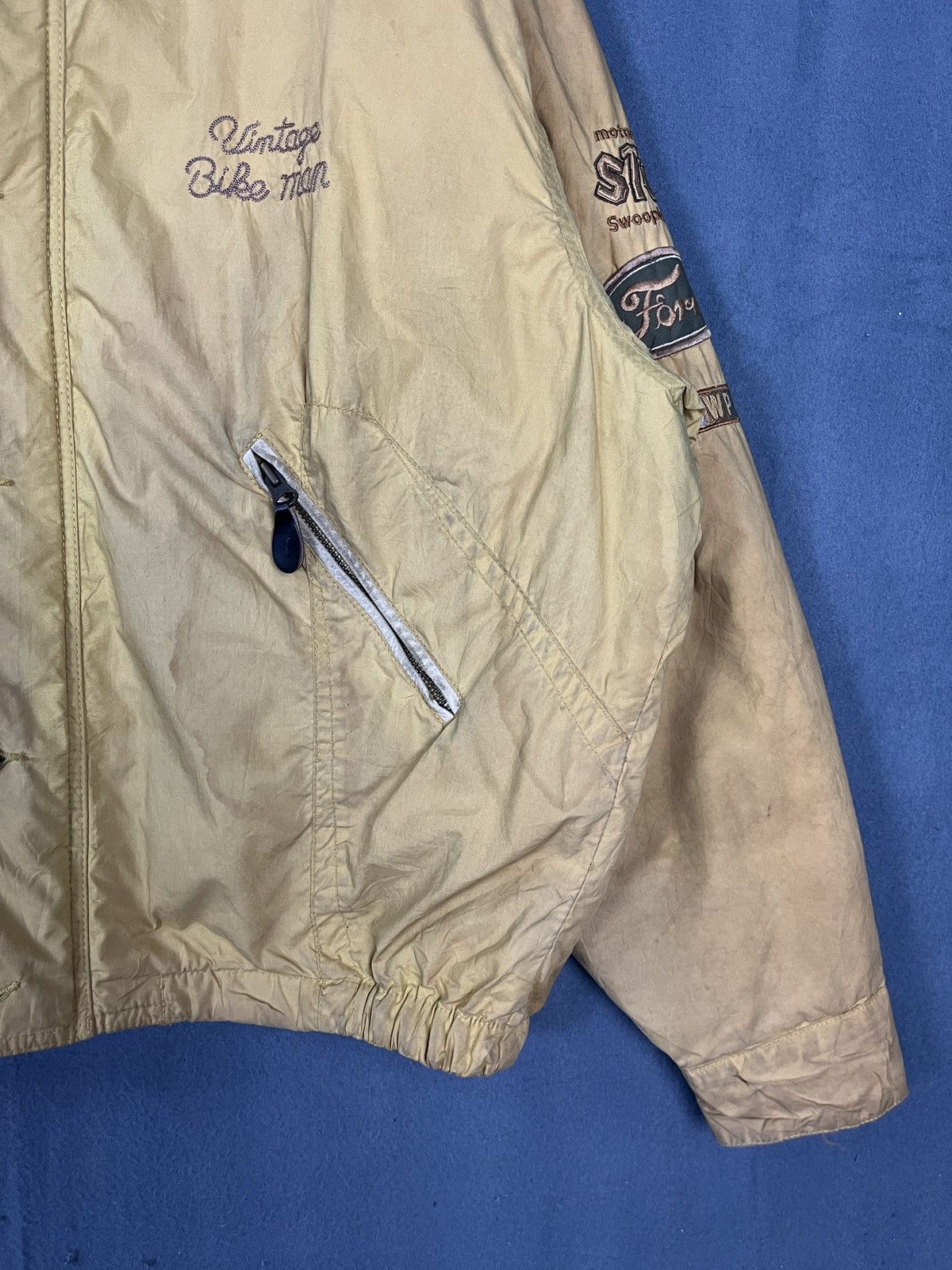 Sports Specialties × Vintage Vintage Swooplex Bike Man Baggy Jacket Size US L / EU 52-54 / 3 - 5 Thumbnail