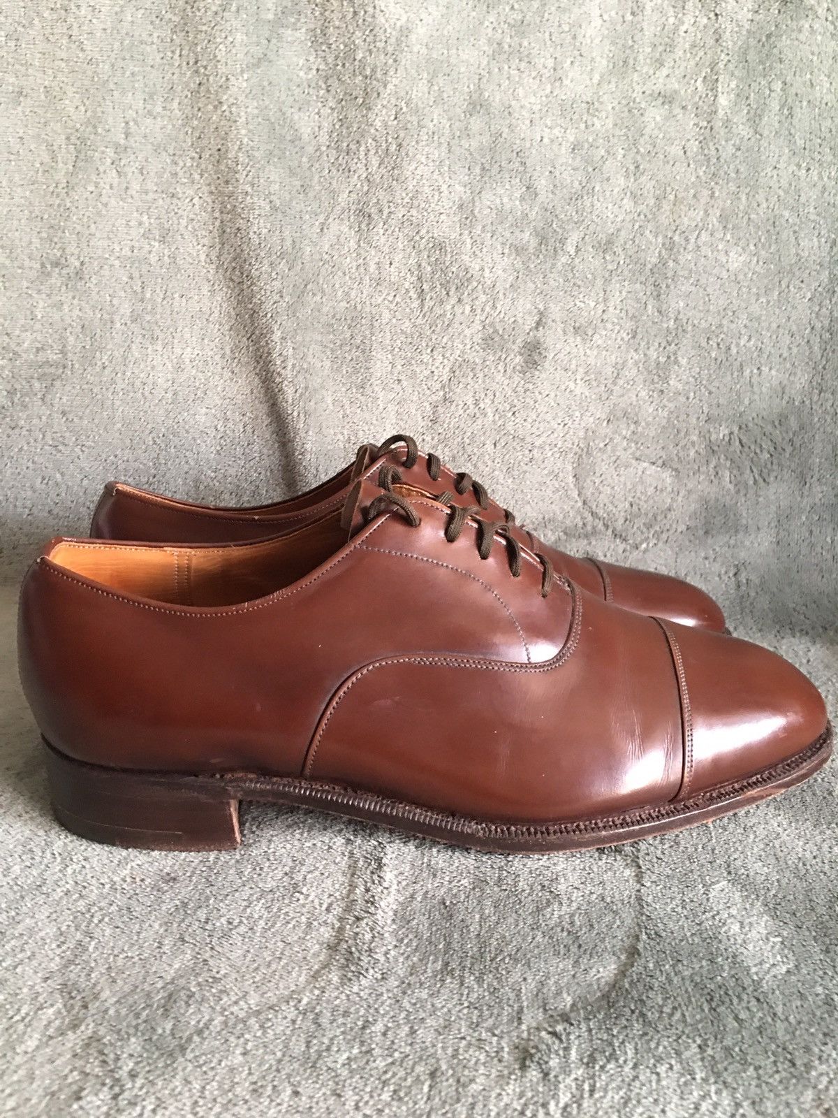 Church's Men's Shoes Balmoral Brown Leather Formal Oxford 8F