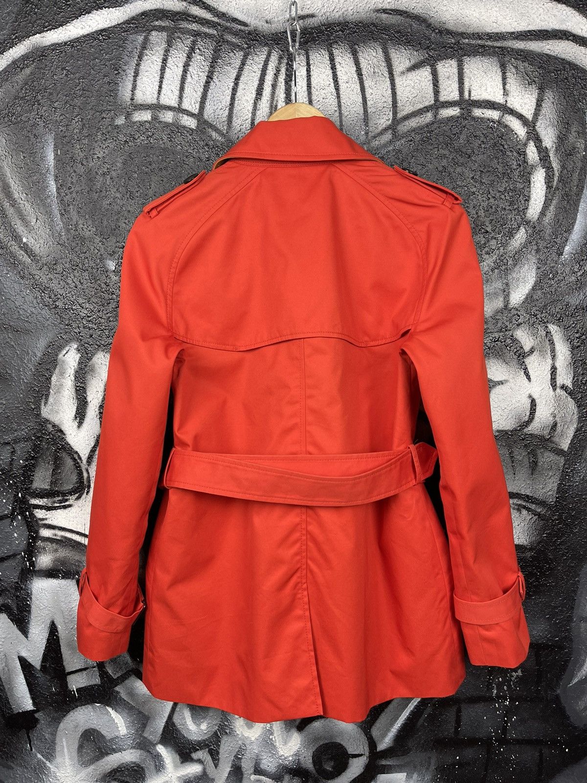 Coach Coach New York Red Orange Short Length Trench Coat Woman’s Size S / US 4 / IT 40 - 6 Thumbnail