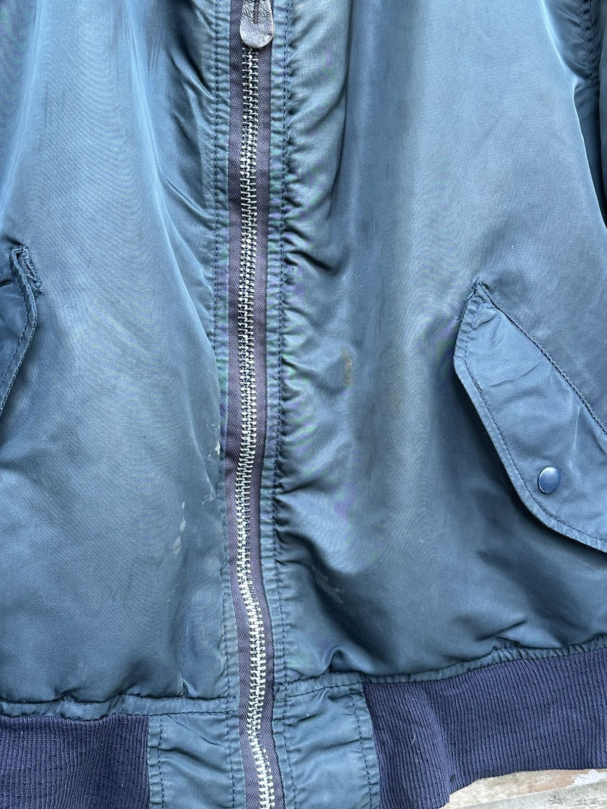 Alpha Industries Vintage MA1 ALPHA INDUSTRIES Man Intermediate BOMBER JACKET Size US L / EU 52-54 / 3 - 12 Thumbnail