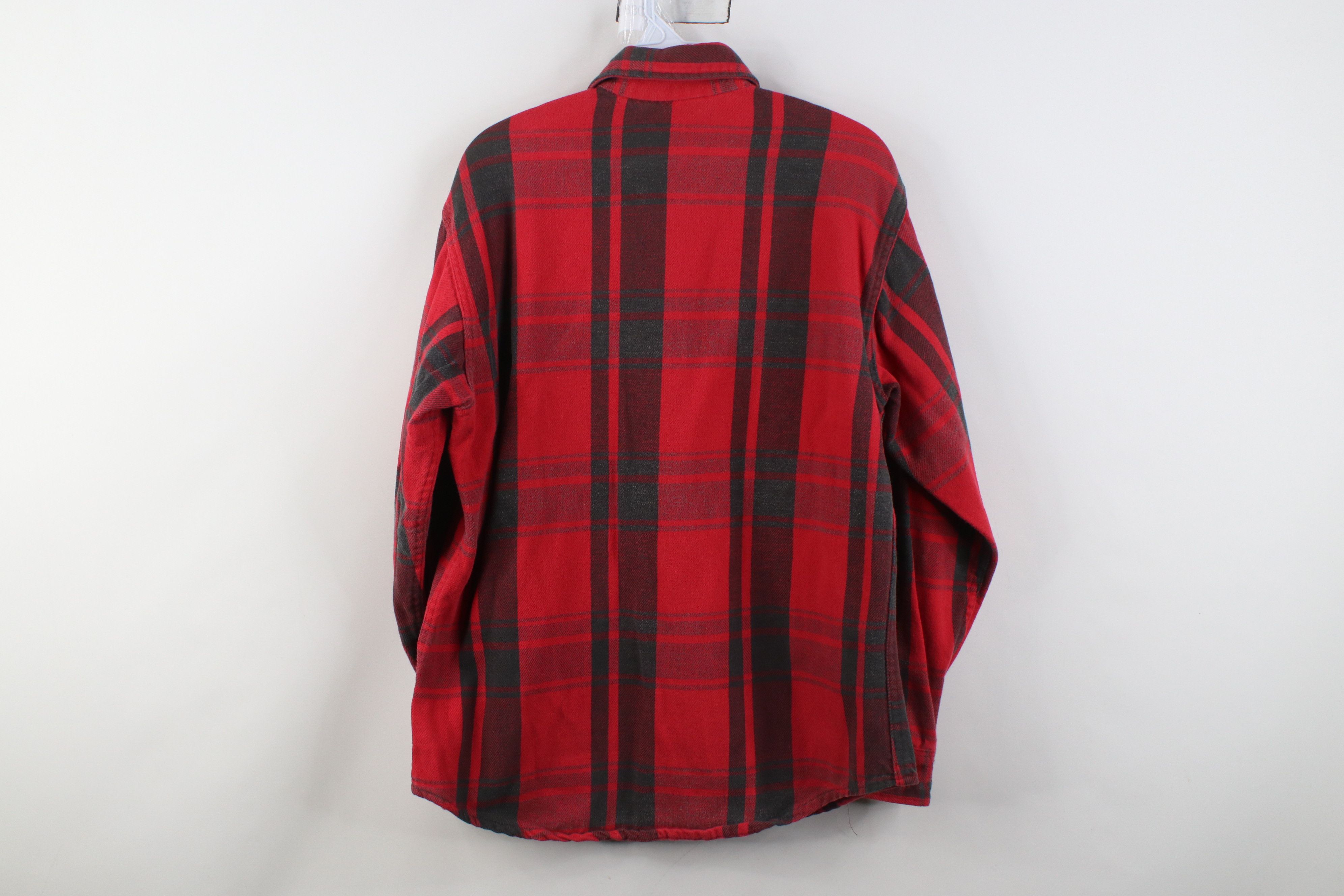 Vintage Vintage 70s Streetwear Heavyweight Button Shirt Plaid USA Size US M / EU 48-50 / 2 - 9 Thumbnail