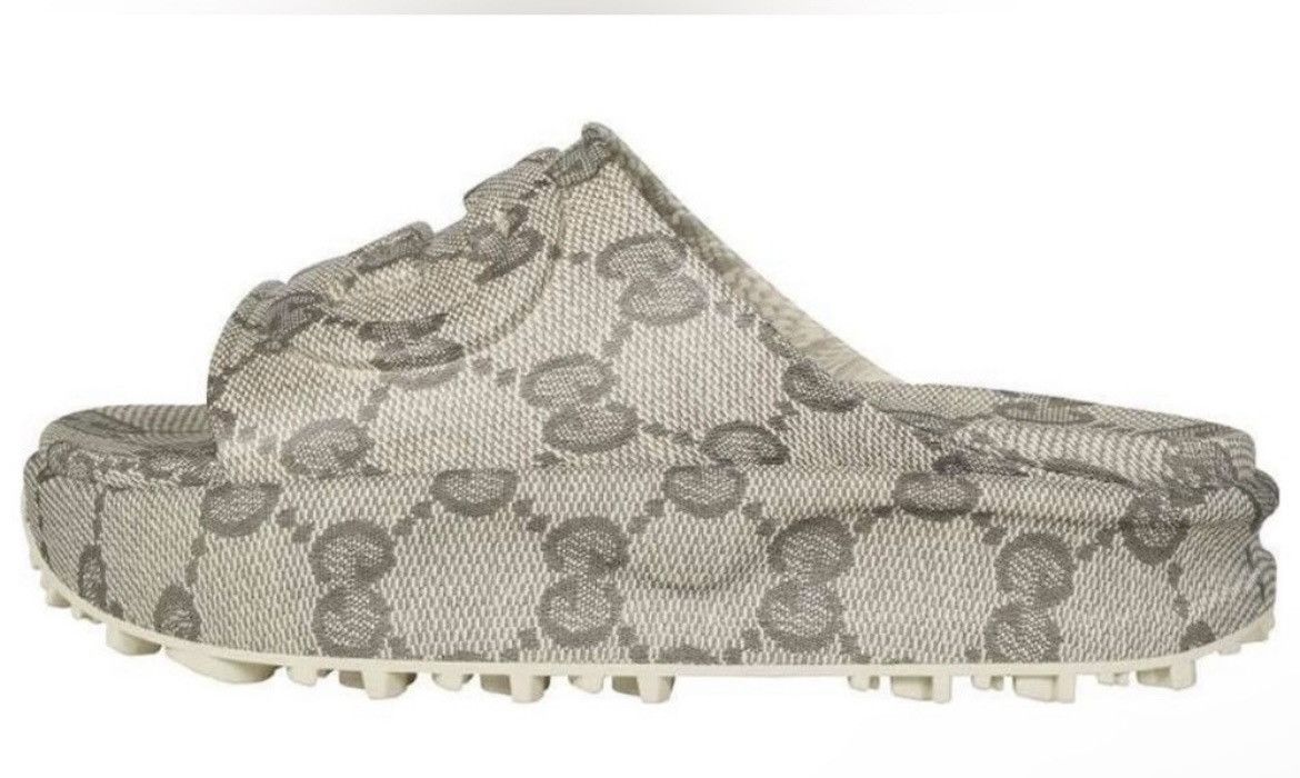 Gucci Gucci Interlocking G Monogram Slide Platform Sandal size 41 Size US 11 / IT 41 - 1 Thumbnail