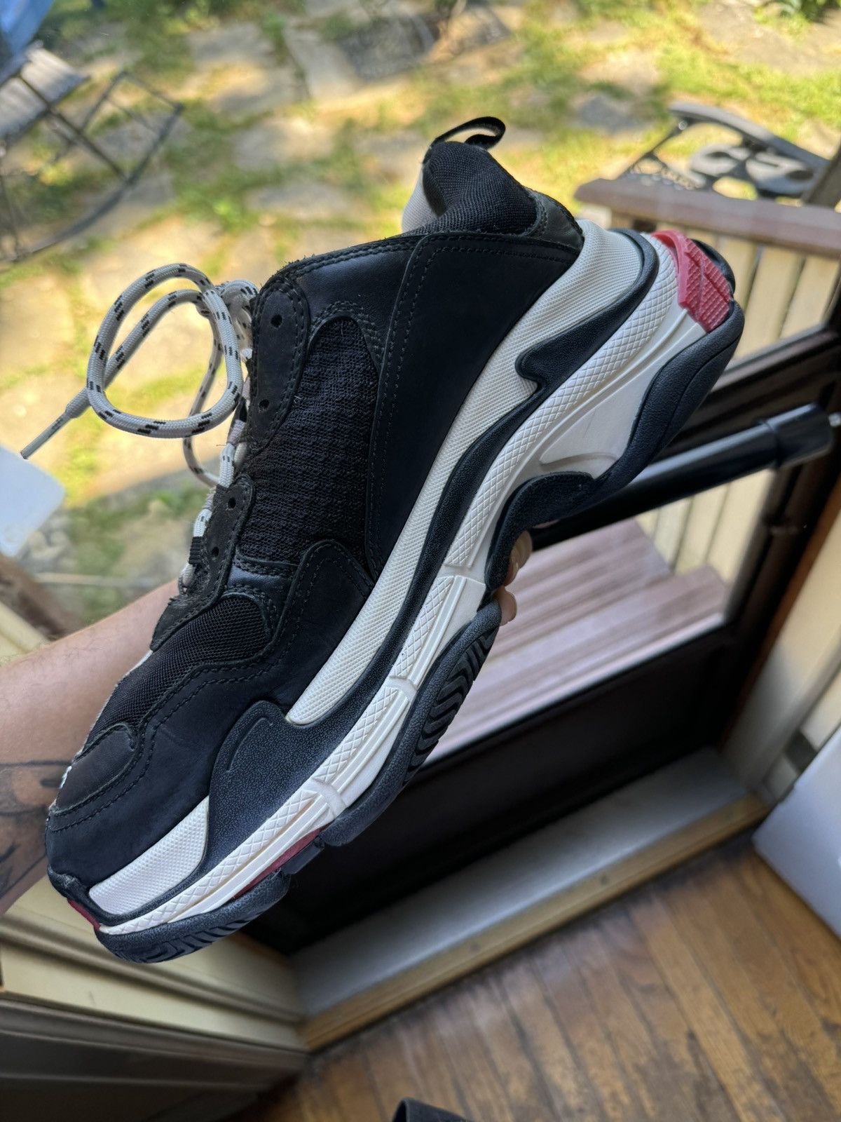 Balenciaga Balenciaga Triple S Sneaker 'Split' Size US 12 / EU 45 - 9 Thumbnail