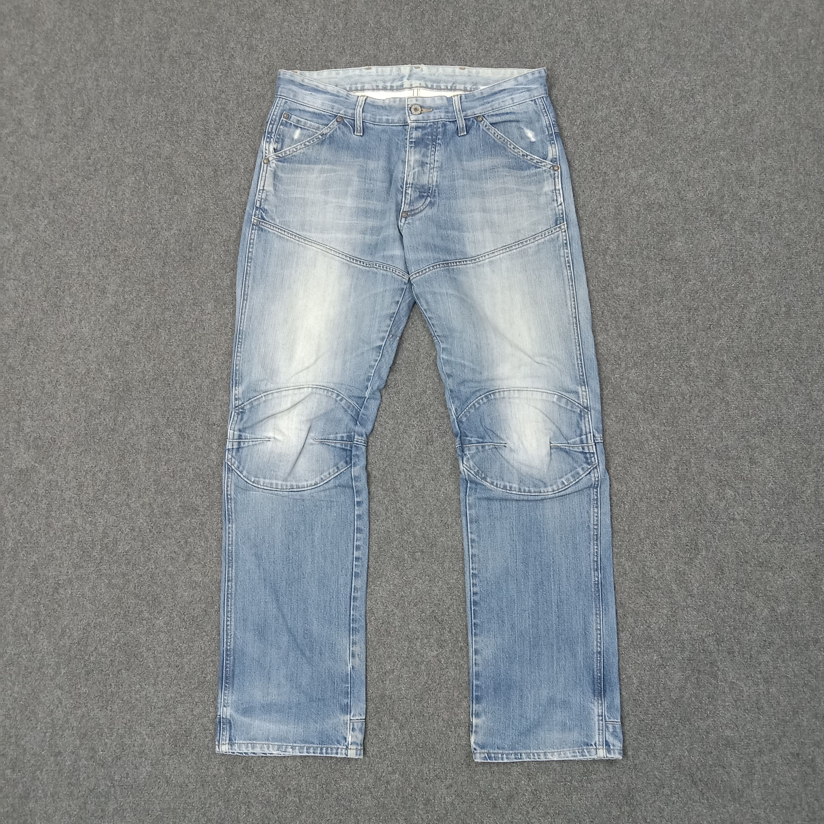 G-Star Raw Japanese Brand Bikers Style Denim Jeans C244N21