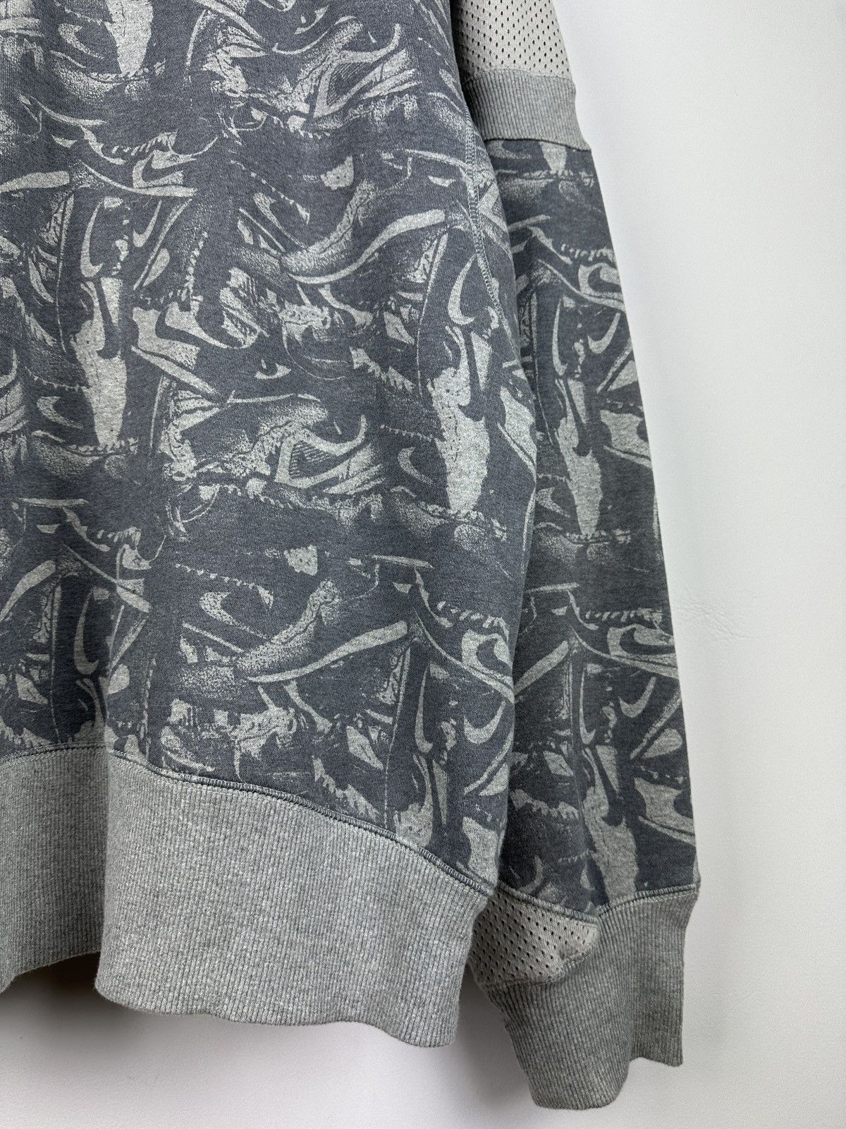 Nike × Vintage Vintage Y2K Nike Baggy Multilogo Zip Up Hoodie Size US L / EU 52-54 / 3 - 20 Thumbnail