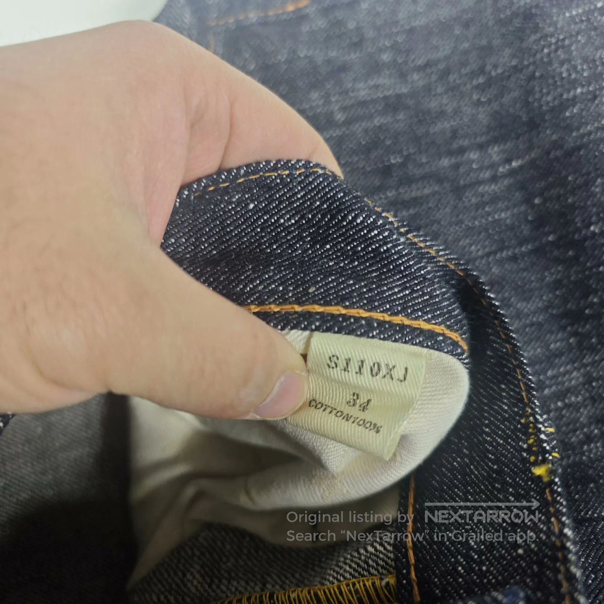 Samurai Jeans Samurai S110J Straight Blade Denim Jeans. Size US 34 / EU 50 - 5 Thumbnail