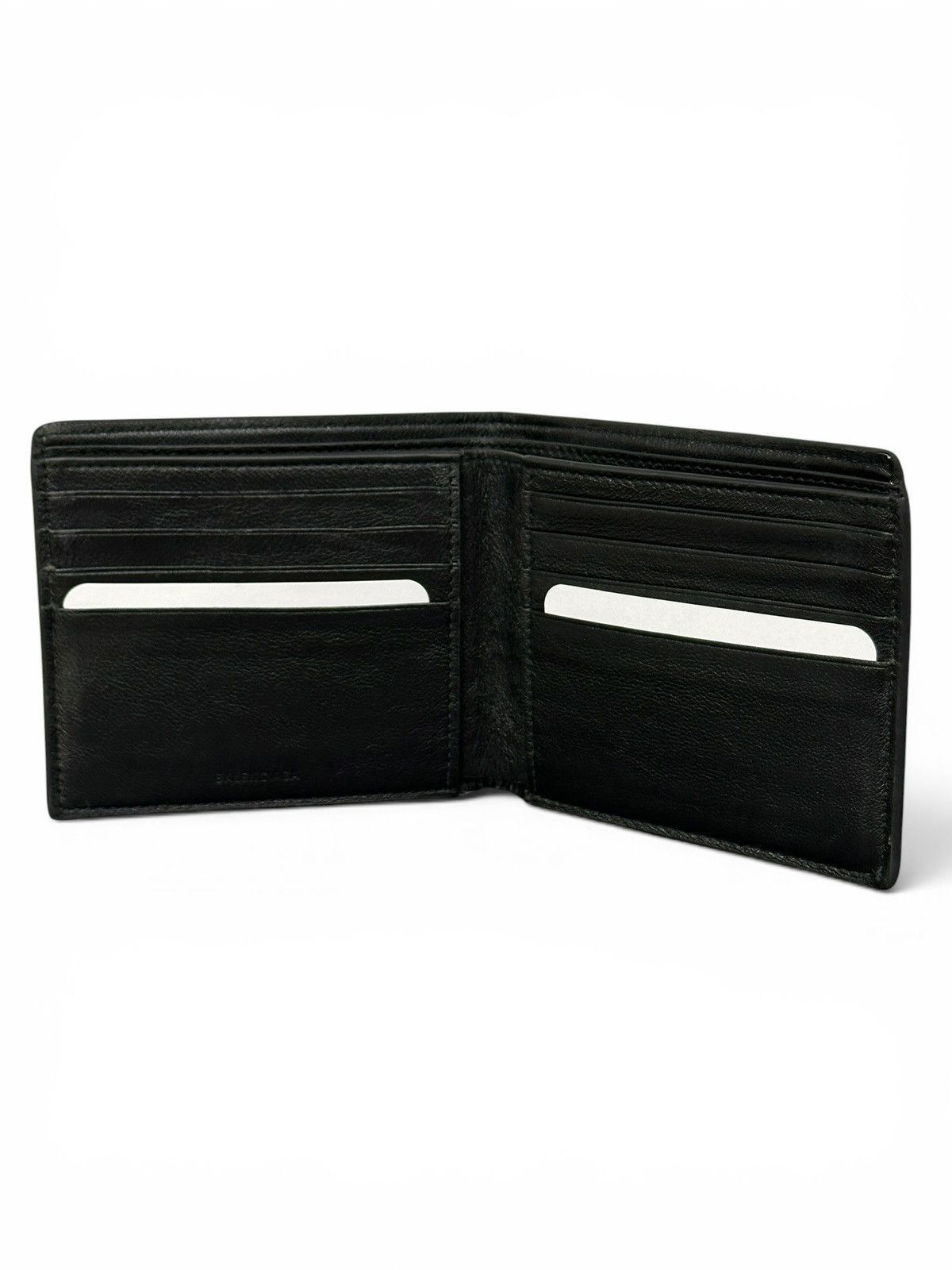 Balenciaga Men's Cash Square Leather Bifold Wallet Size ONE SIZE - 6 Thumbnail
