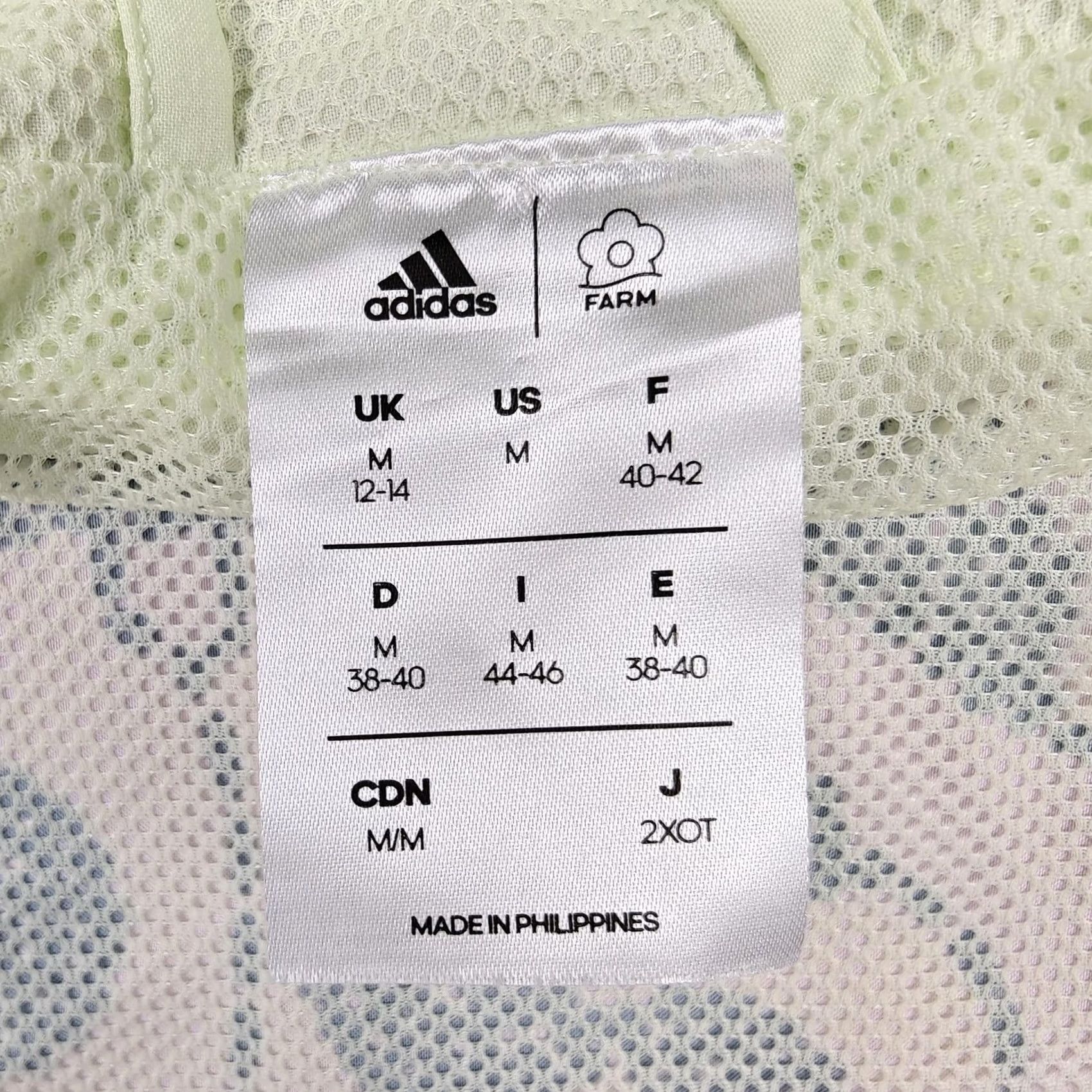 Adidas Adidas Farm Rio Jacket Womens M Hooded Tropical Windbreaker Zip Multicolor Size M / US 6-8 / IT 42-44 - 4 Thumbnail