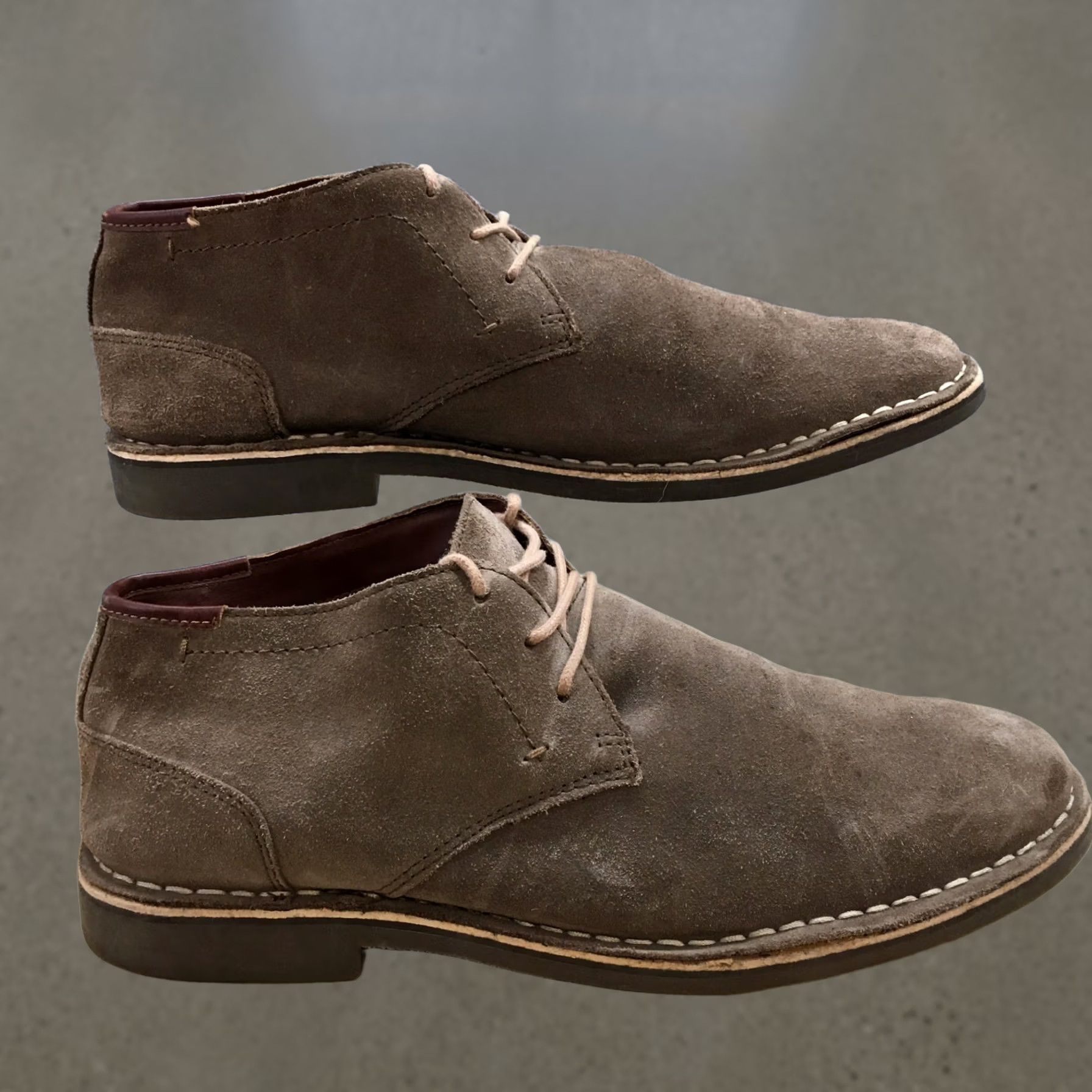 Kenneth Cole Kenneth Cole Reaction Boots Mens 13 Desert Sun Chukka Brown Leather Lace Up Size US 13 / EU 46 - 1 Thumbnail